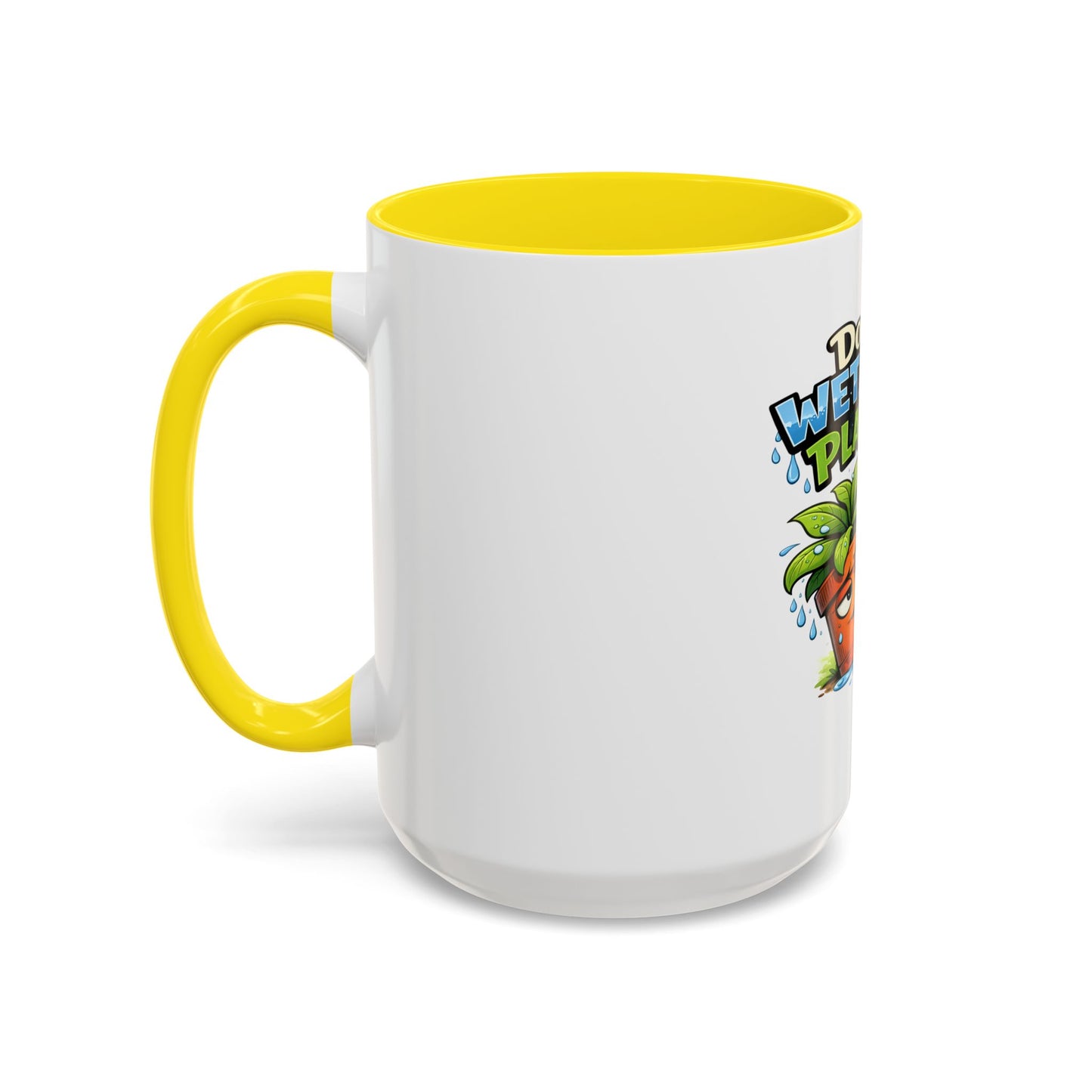 Do You Wet Your Plants? Accent Coffee Mug — Funny Plant Parent Gift (11/15oz)