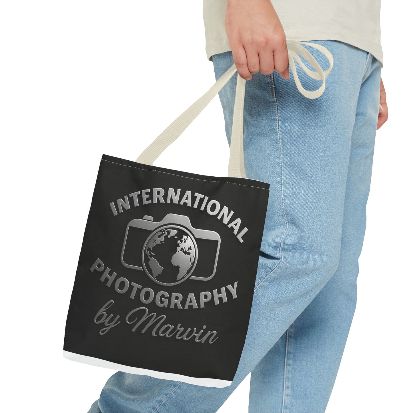 International Photography Tote Bag, Unique Shopper, Eco-Friendly Gift, Stylish Camera Lover Bag, Photography Enthusiast Accessory