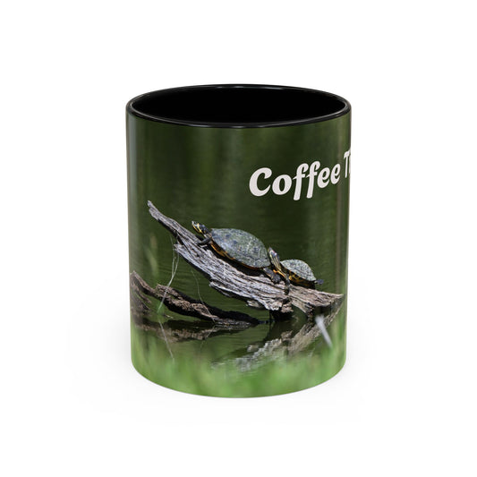 Nature-Inspired Coffee Mug with 'Coffee Time' Design - Perfect Gift for Nature Lovers