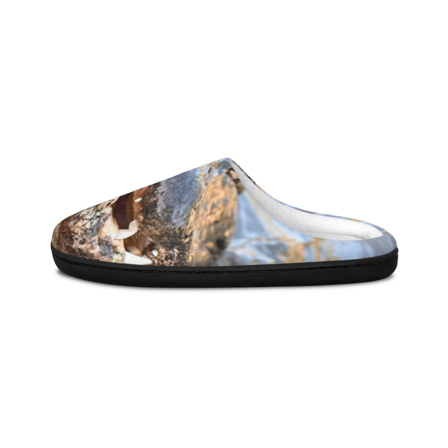 Otter Smile Men's Indoor Slippers — Cozy Animal Print Home Shoes