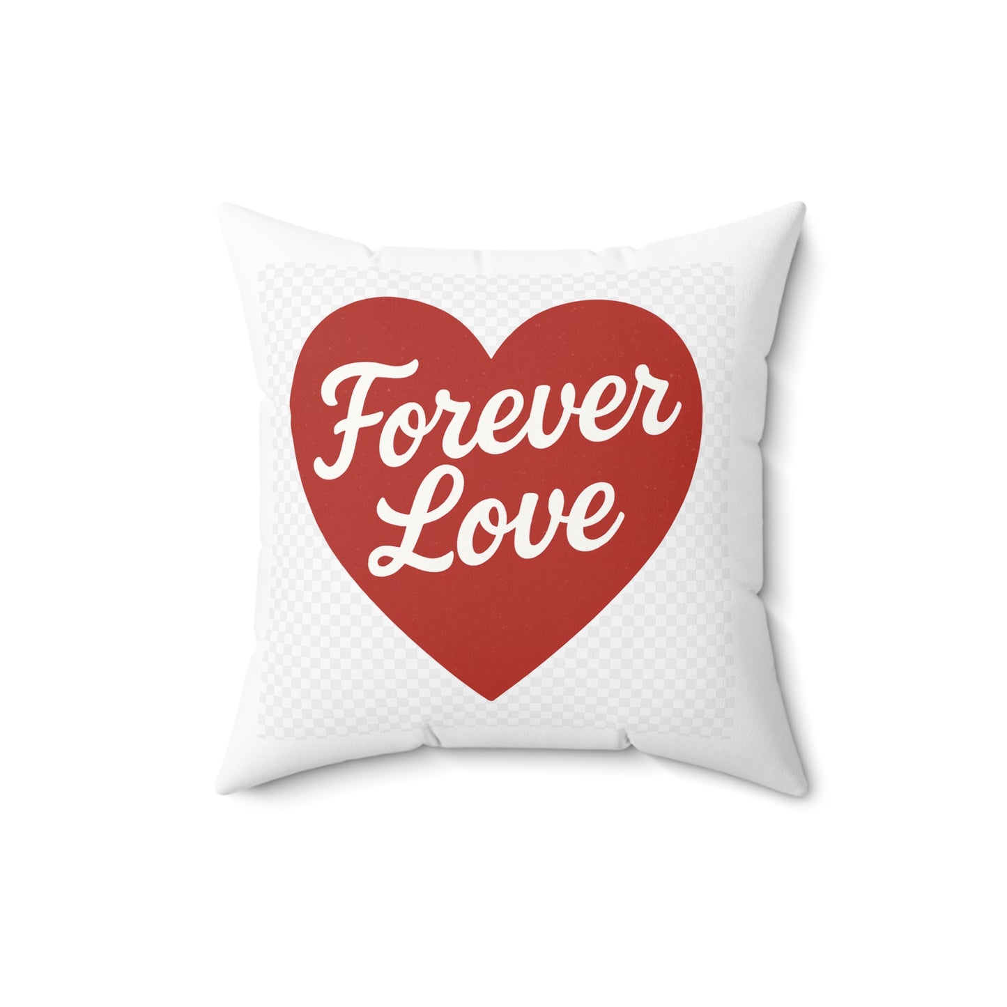 Romantic Love Pillow with Heart Design, Cozy Home Decor, Gift for Anniversary, Valentine’s Day, Wedding, Engagement, Forever Love