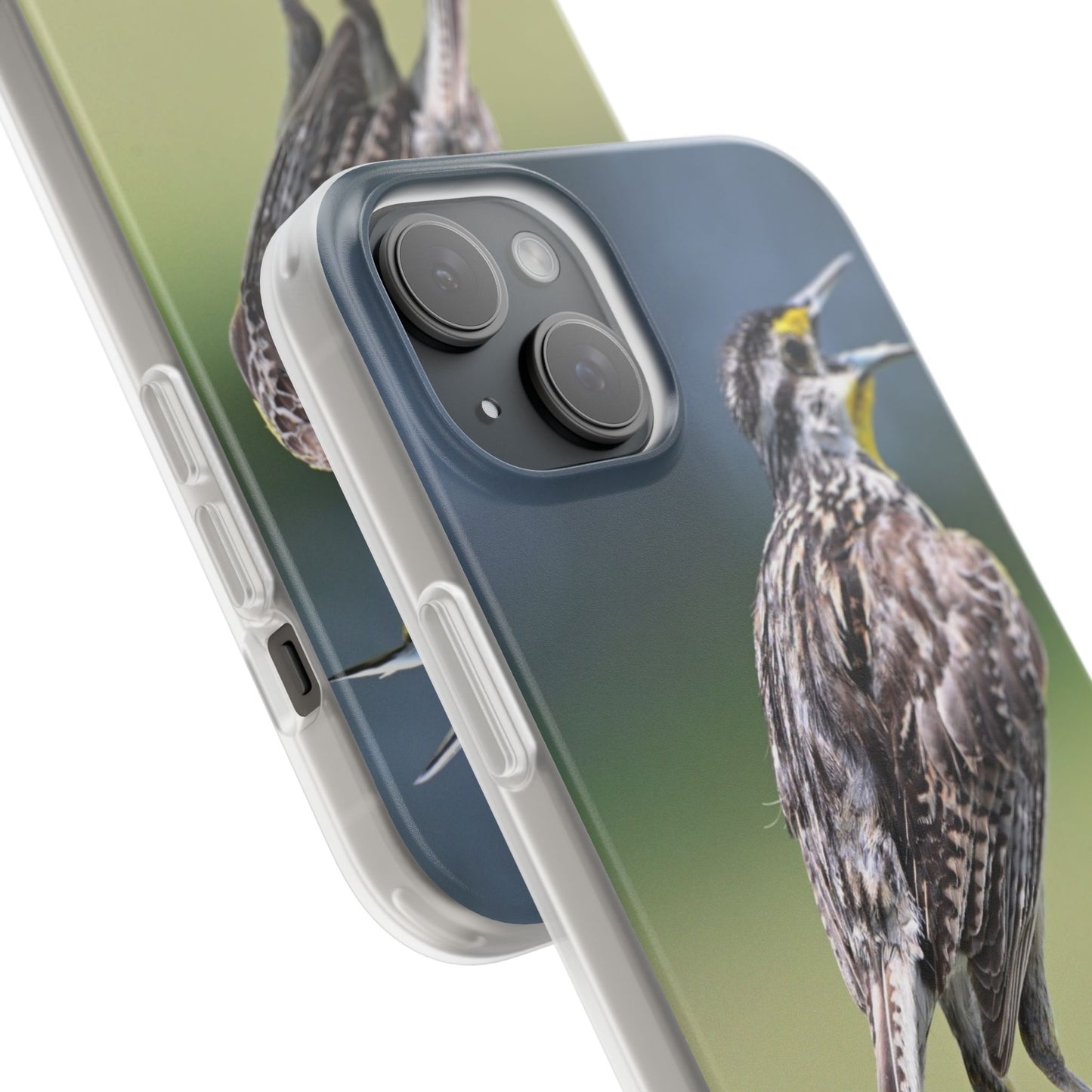 Singing Meadowlark Phone Case – Nature Bird Photo Flexi Case