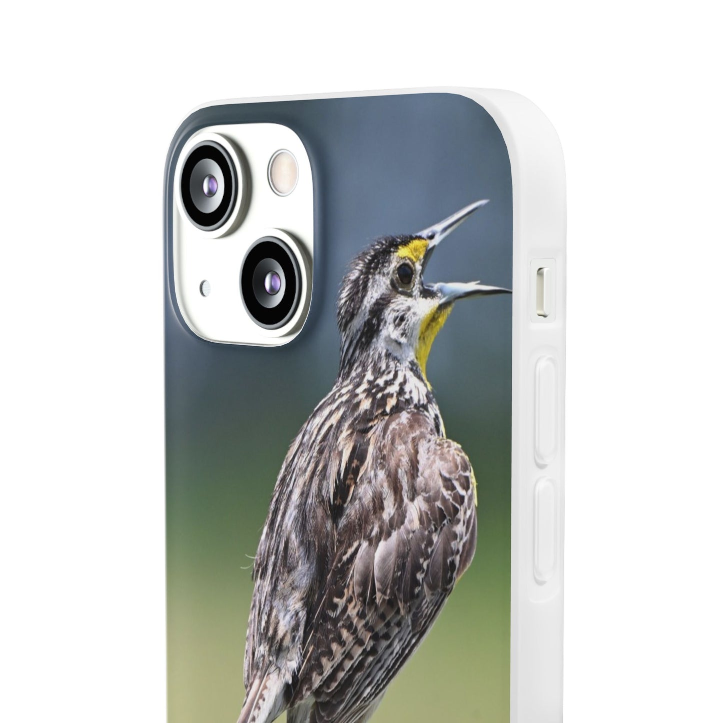 Singing Meadowlark Phone Case – Nature Bird Photo Flexi Case