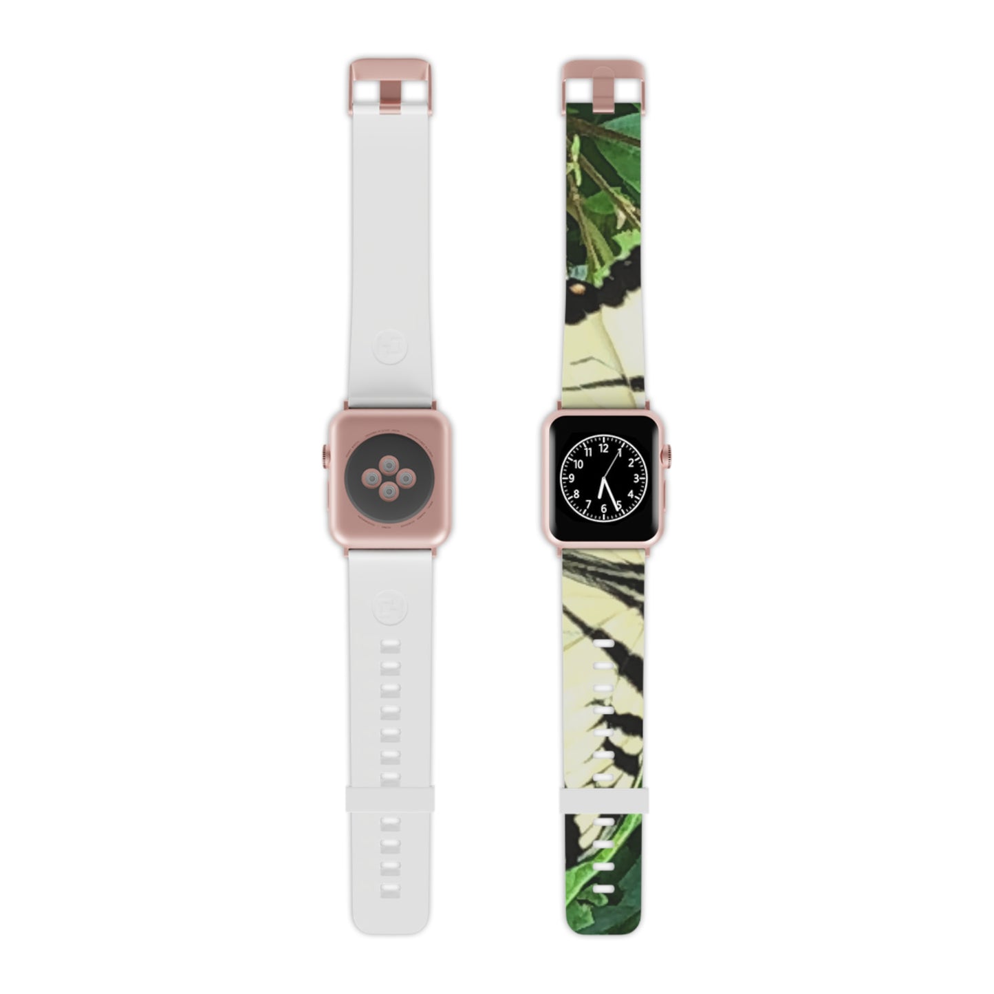 Stylish Apple Watch Band - Butterfly Design, Floral Watch Strap, Unique Gift for Her, Birthday Present, Trendy Accessory