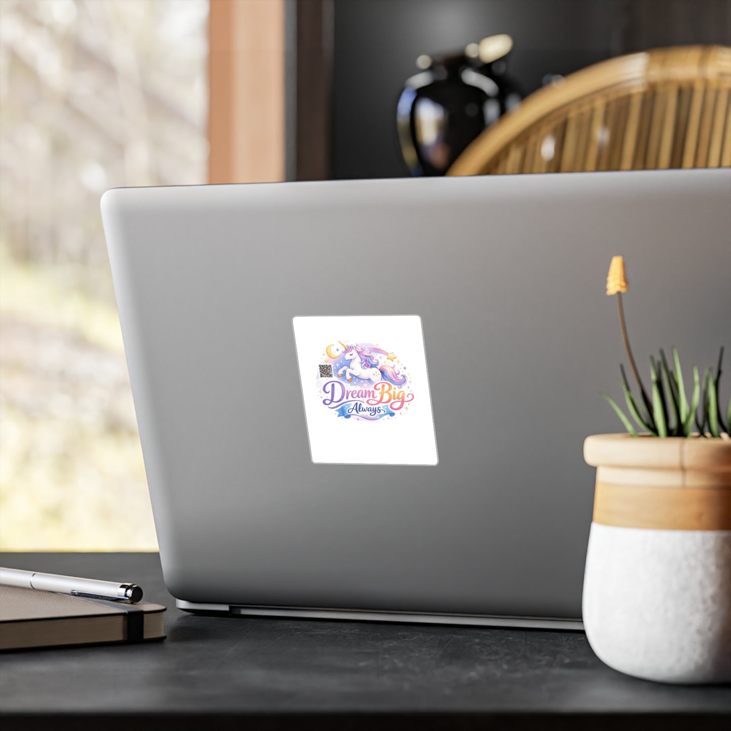 Dream Big Always Unicorn Sticker — Kiss-Cut Vinyl Decal
