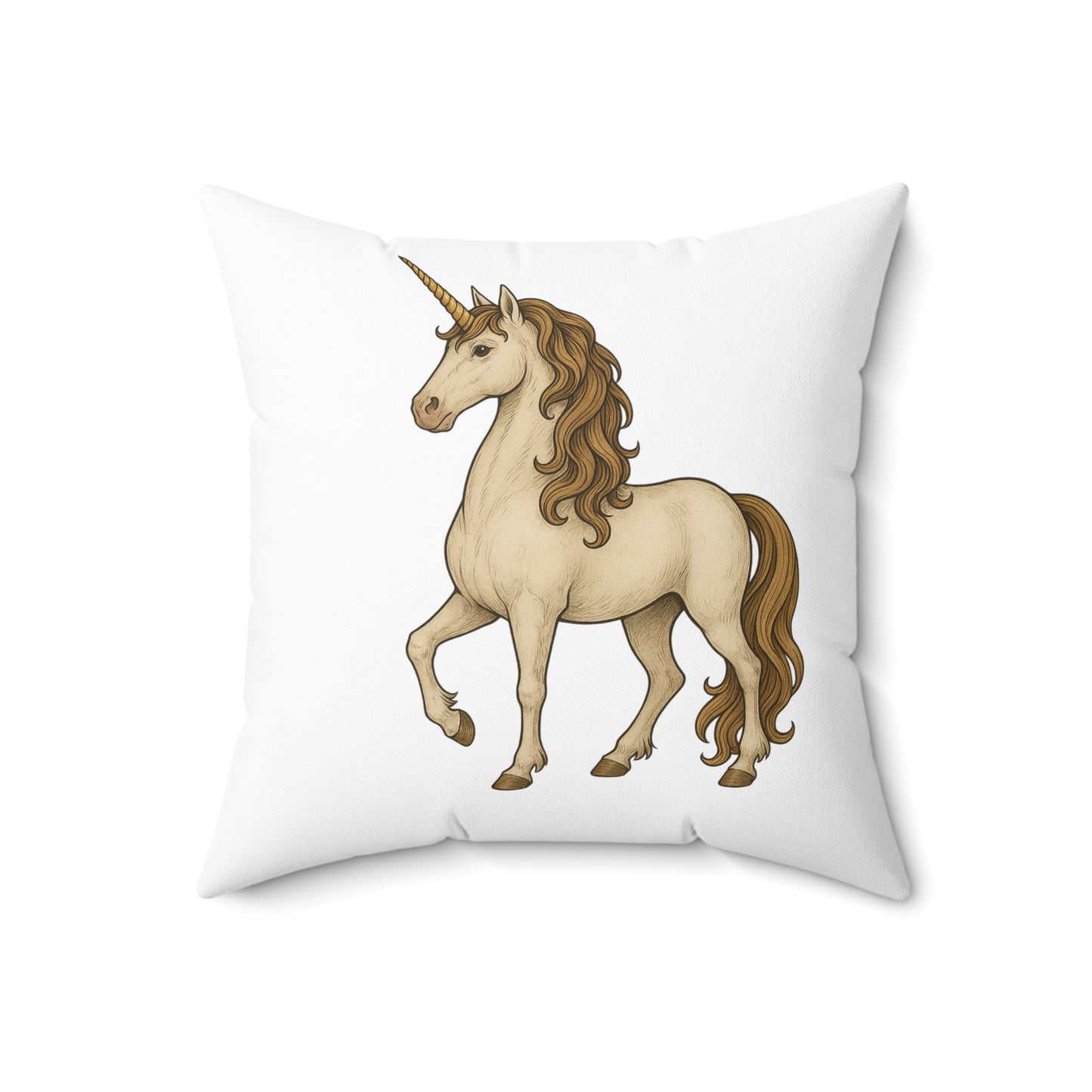 Unicorn Decorative Pillow, Fantasy Home Decor, Kids Room Accent, Magical Gift, Unicorn Lover Cushion, Cozy Sitting Pillow