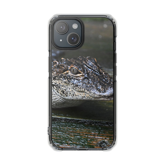 Clear Impact Phone Cases featuring Unique Wildlife Design, Alligator Art, Eco-Friendly Protection, Perfect Gift for Nature Lovers, [...]