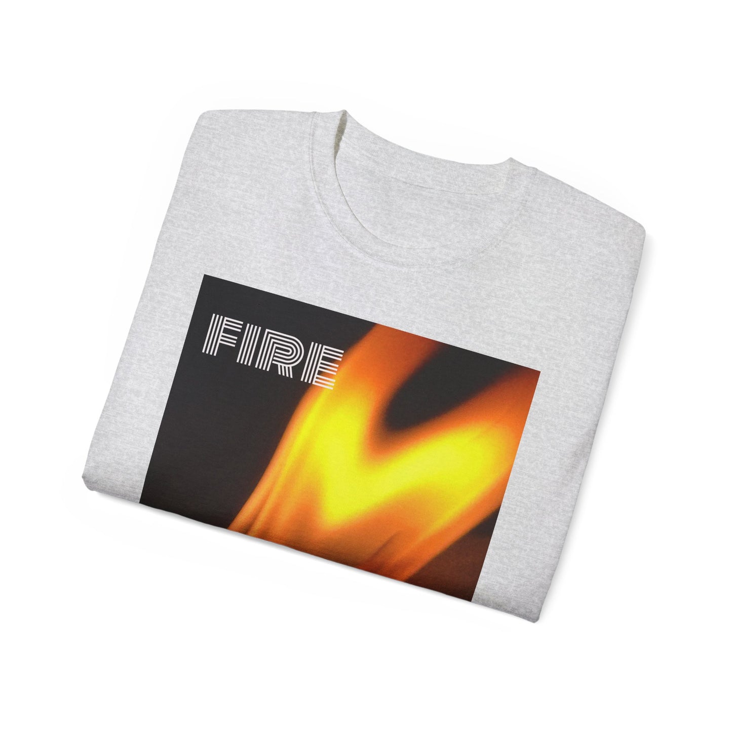 Fiery Vibes Unisex Ultra Cotton Tee, Graphic Tee, Streetwear, Casual Wear, Gift for Her, Gift for Him