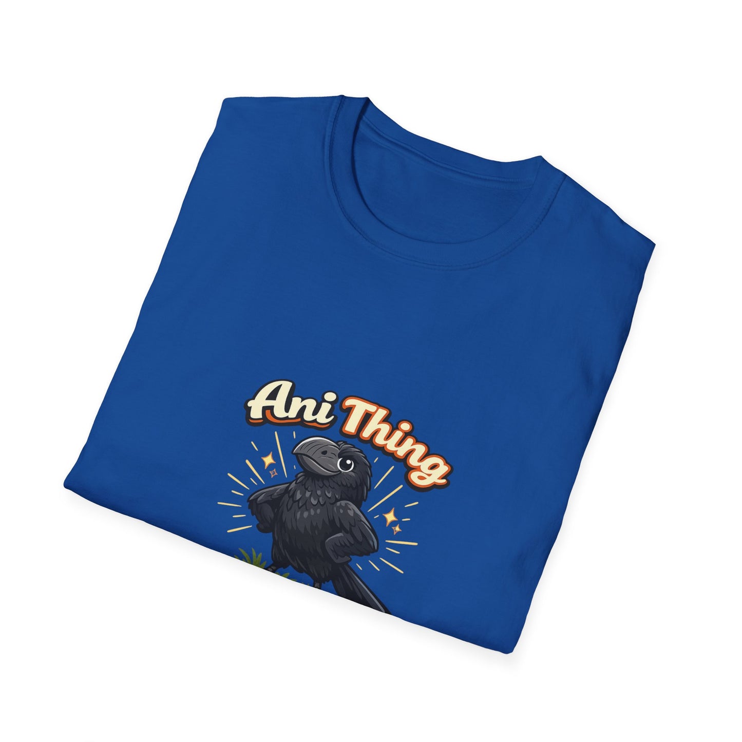 Crow Enthusiasm T-Shirt — "Any Thing Is Possible" Retro Graphic