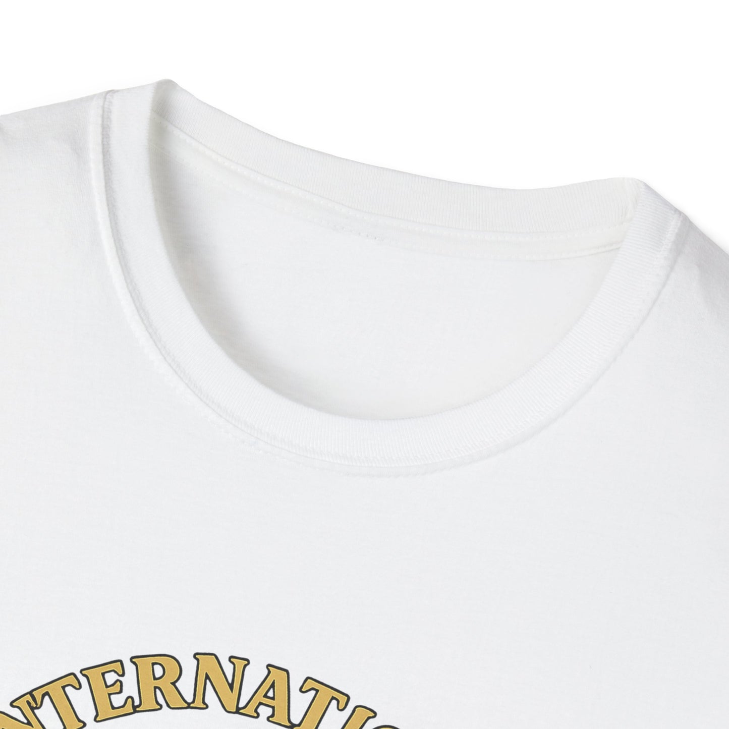 International Photography Graphic T‑Shirt — "International Photography by Marcin" Vintage Logo Tee