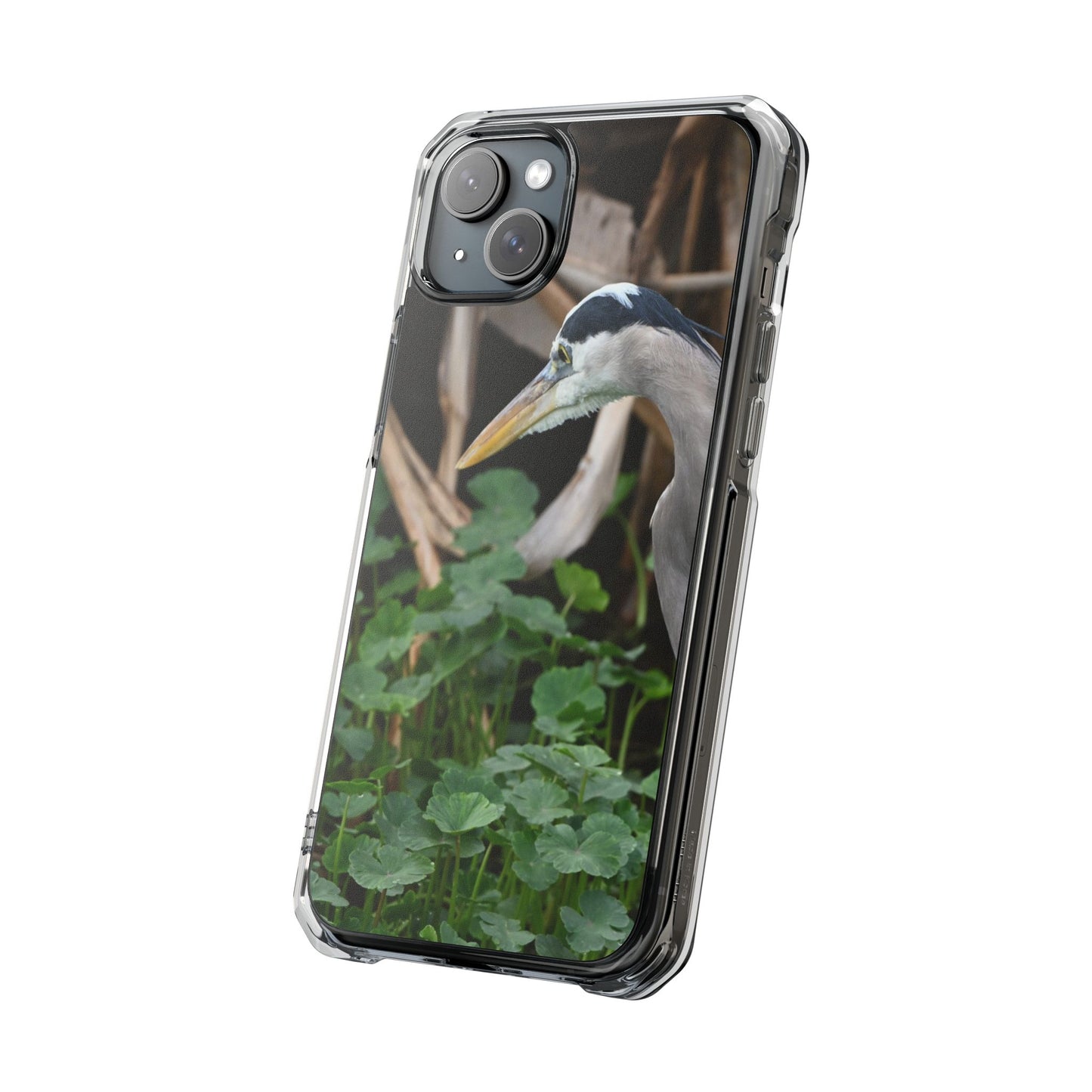 Great Blue Heron Phone Case with Clear Impact Design, Gift for Nature Lovers, Unique Phone Accessory, Protective Case, Bird Enthusiast Gift