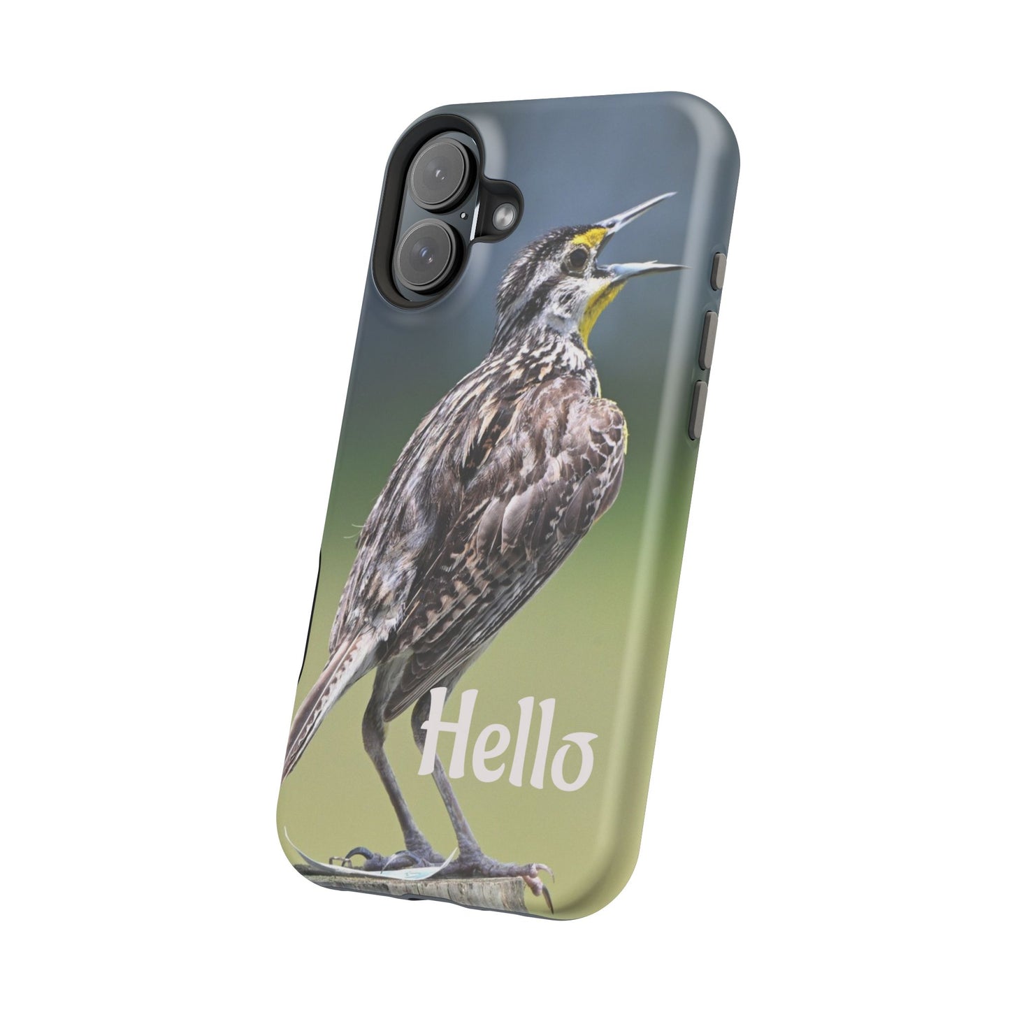 Bird-Themed Magnetic Tough Cases with 'Hello', Stylish Phone Protectors, Gifts for Nature Lovers, Birdwatching Accessories, Wildlife [...]