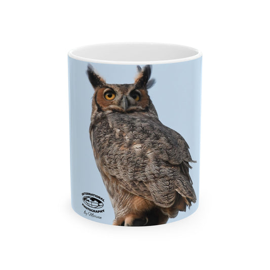 Owl Lover's Ceramic Mug, Great Horned Owl Mug, Nature Lover Gift, Birdwatcher Coffee Cup, Wildlife Enthusiast Drinkware, Gift for [...]