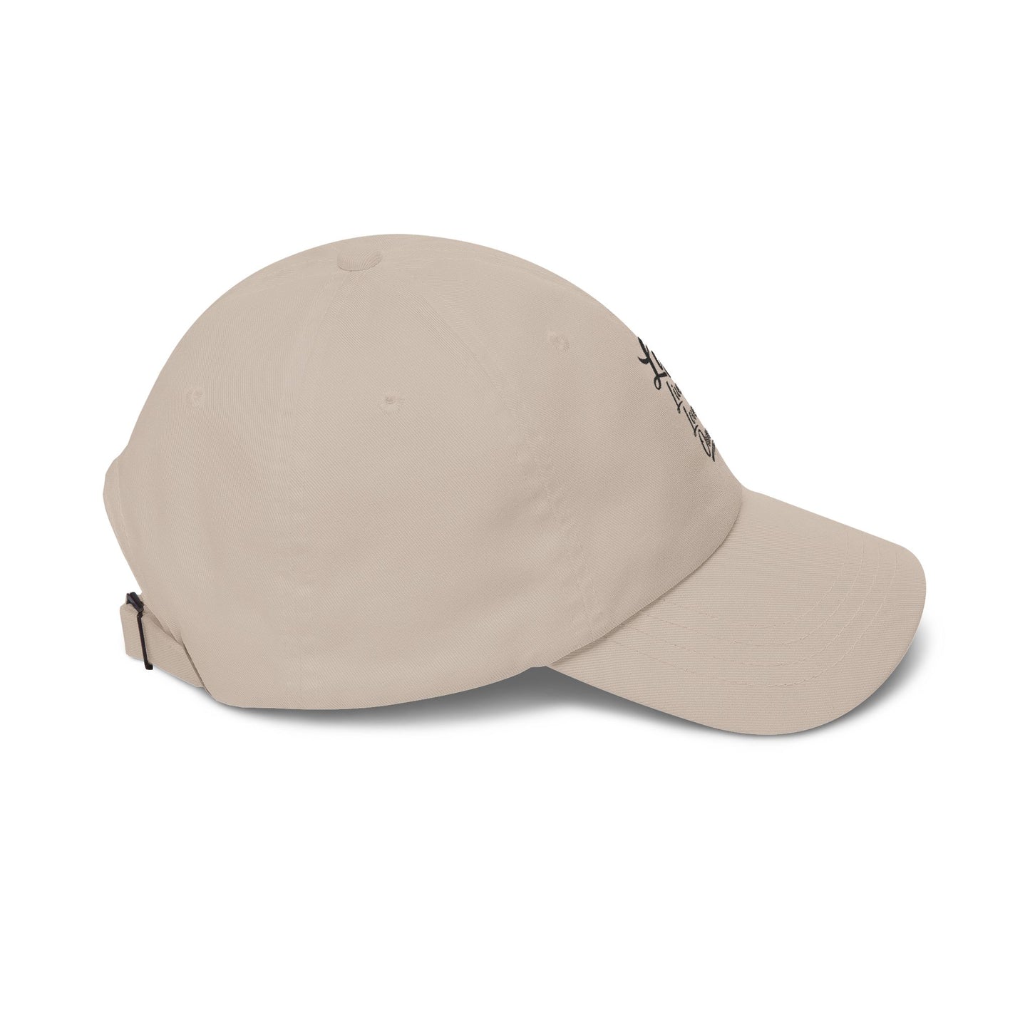 Dad Cap — “Life! Live it. Love it. Own it.” Minimal Embroidered Baseball Hat