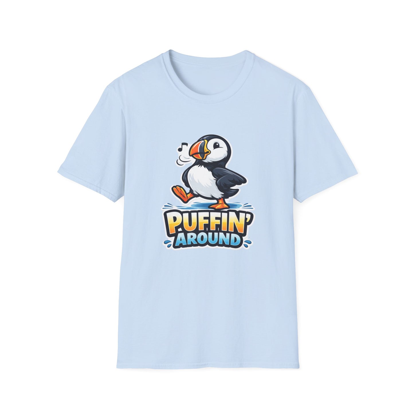 Puffin' Around T-Shirt – Cute Walking Puffin Graphic Tee