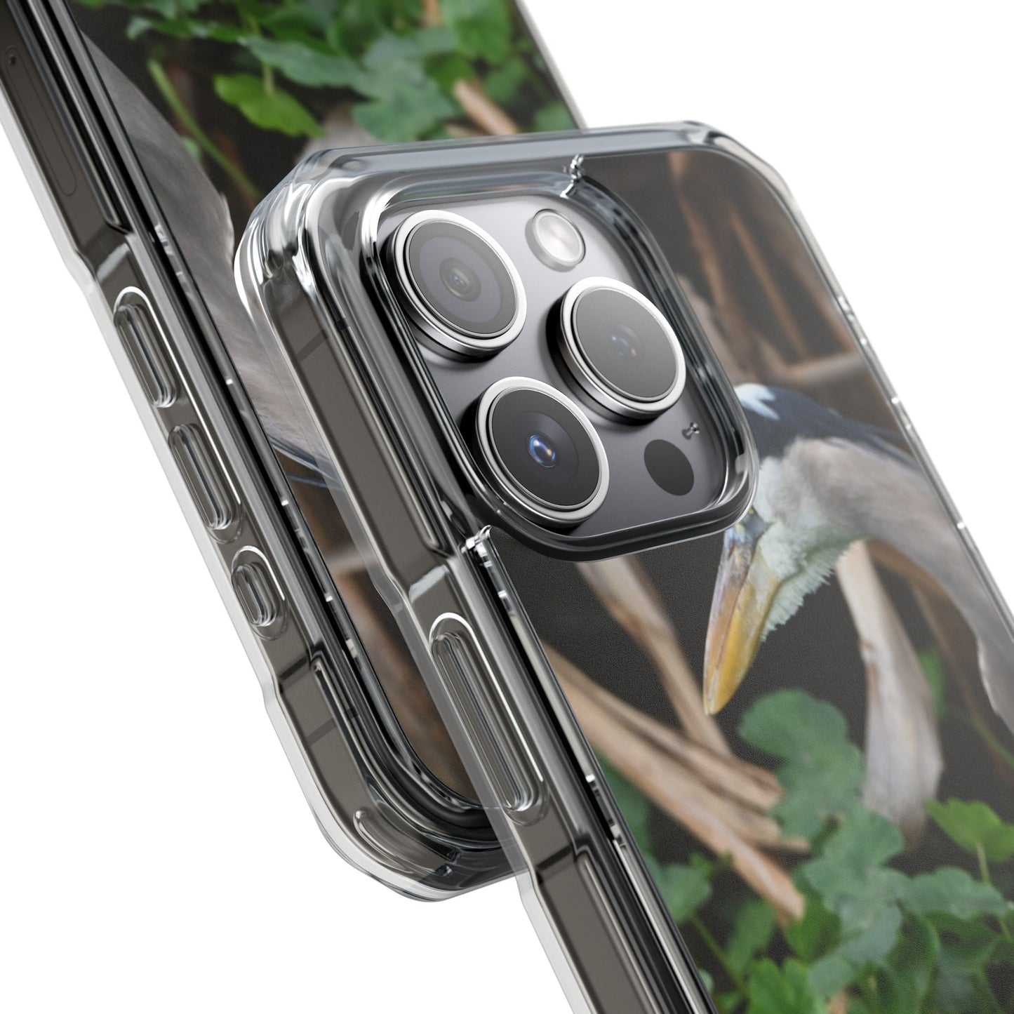 Great Blue Heron Phone Case with Clear Impact Design, Gift for Nature Lovers, Unique Phone Accessory, Protective Case, Bird Enthusiast Gift
