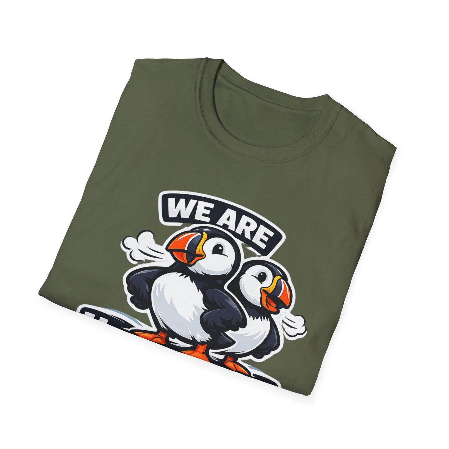 Huffin & Puffin Puffin T-Shirt – "We Are Huffin & Puffin" Cute Puffin Graphic Tee
