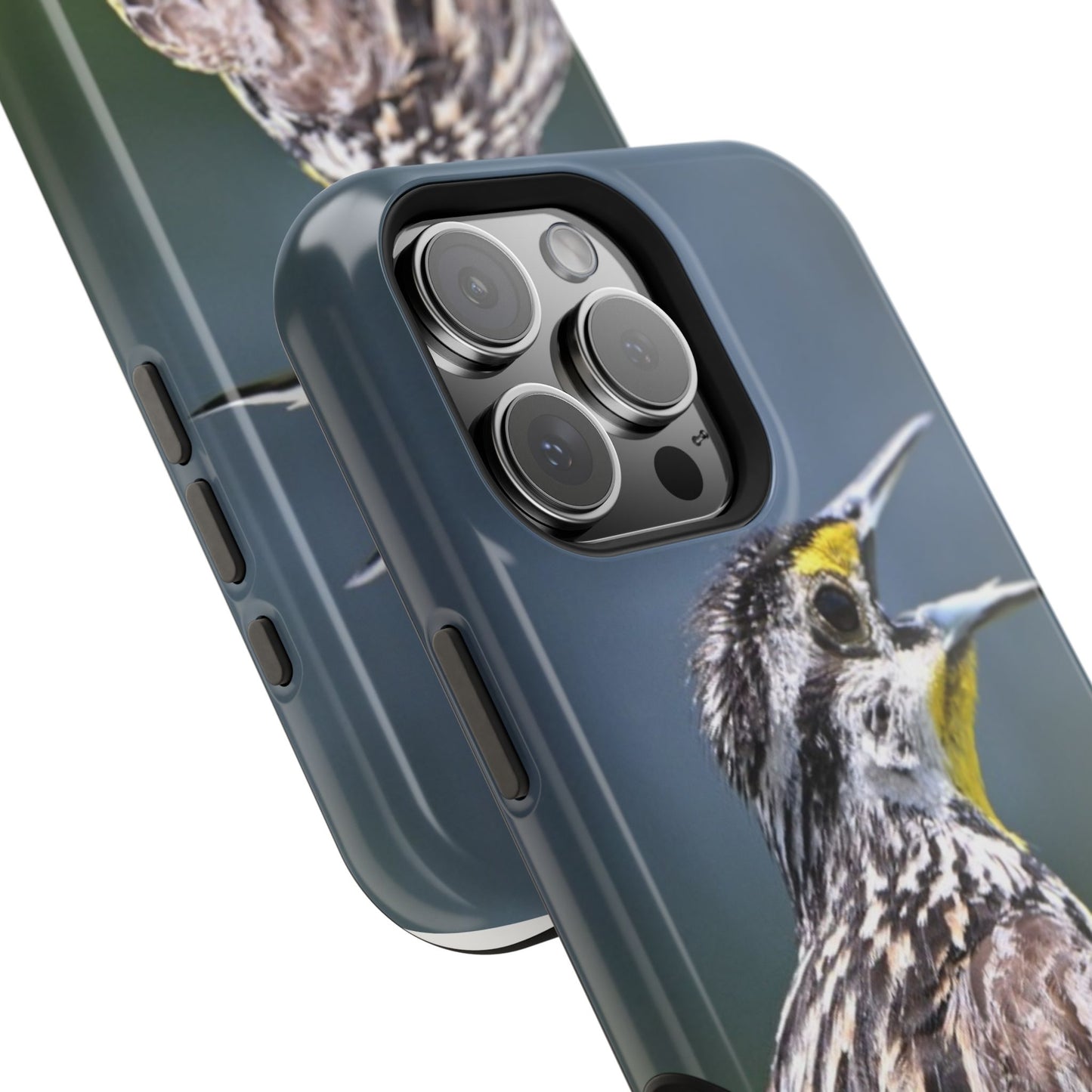 Western Meadowlark Photo Phone Case — Impact-Resistant Protective Cover