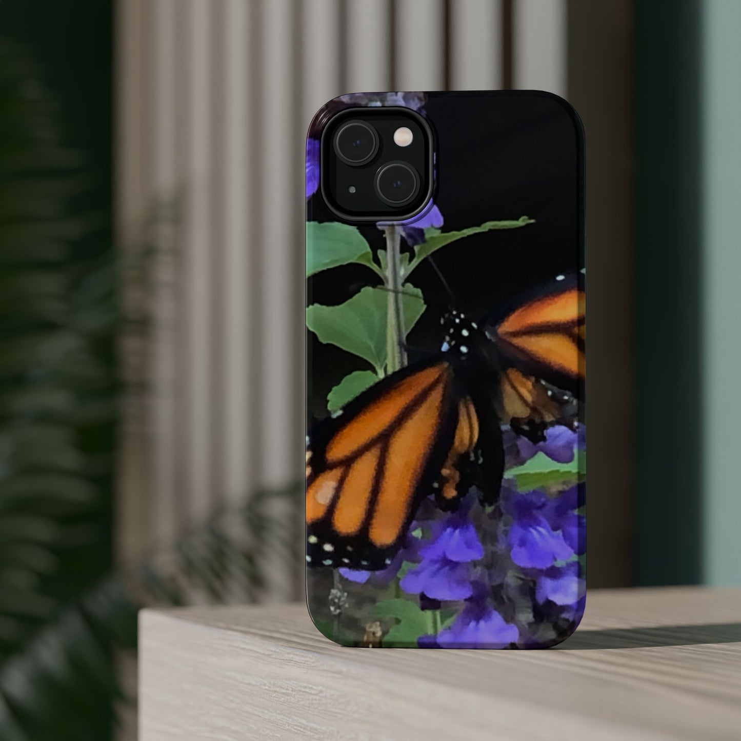 Butterfly Floral Magnetic Tough Cases, Nature Phone Cases, Gift for Nature Lovers, Eco-Friendly Cell Phone Case, Unique Smartphone Accessory