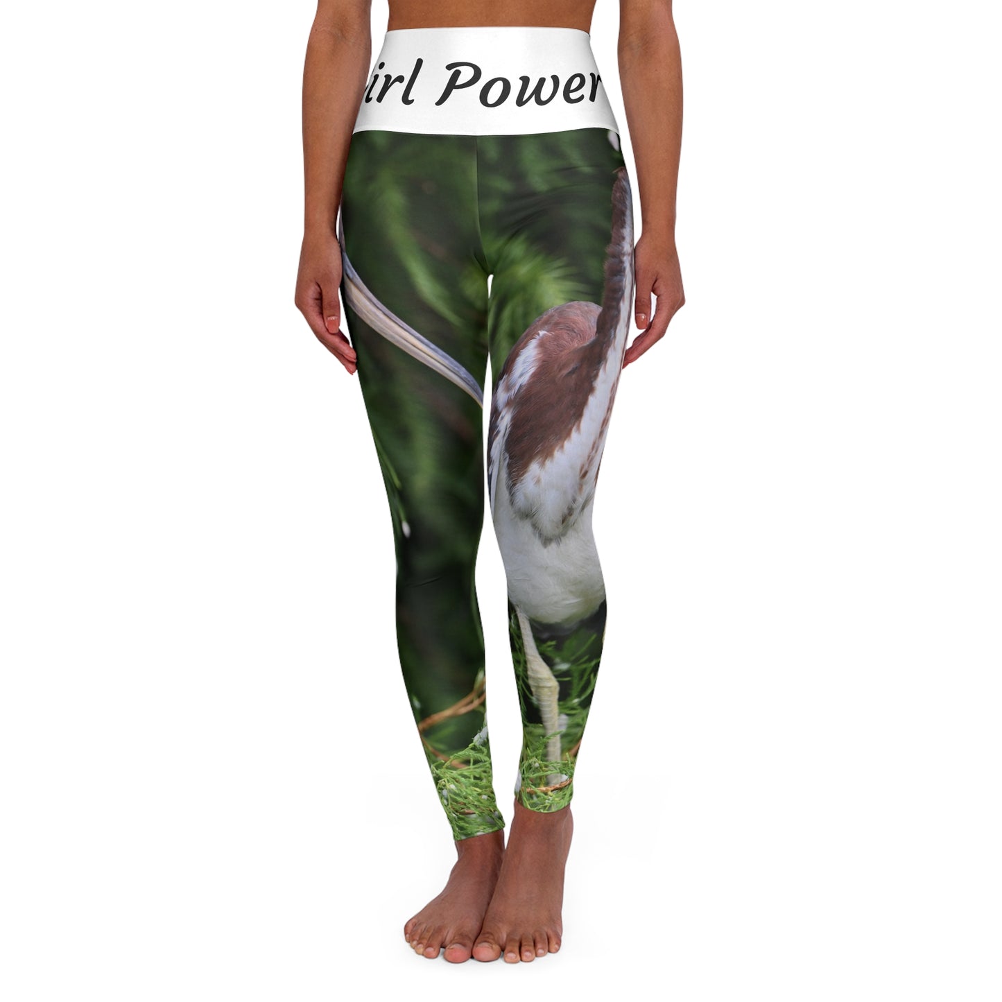 Empowering High Waisted Yoga Leggings, Trendy Workout Pants, Fitness Apparel, Casual Leggings, Gift for Fitness Lovers