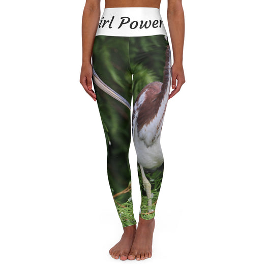 Empowering High Waisted Yoga Leggings, Trendy Workout Pants, Fitness Apparel, Casual Leggings, Gift for Fitness Lovers