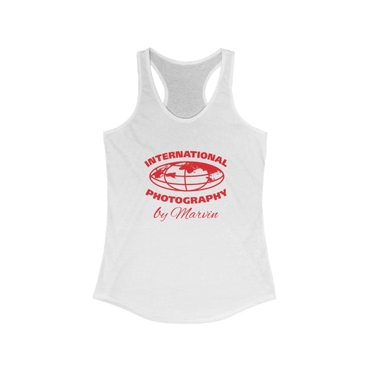 International Photography Women's Racerback Tank, Photography Gift, Summer Style, Travel Enthusiast Top, Vacation Wear