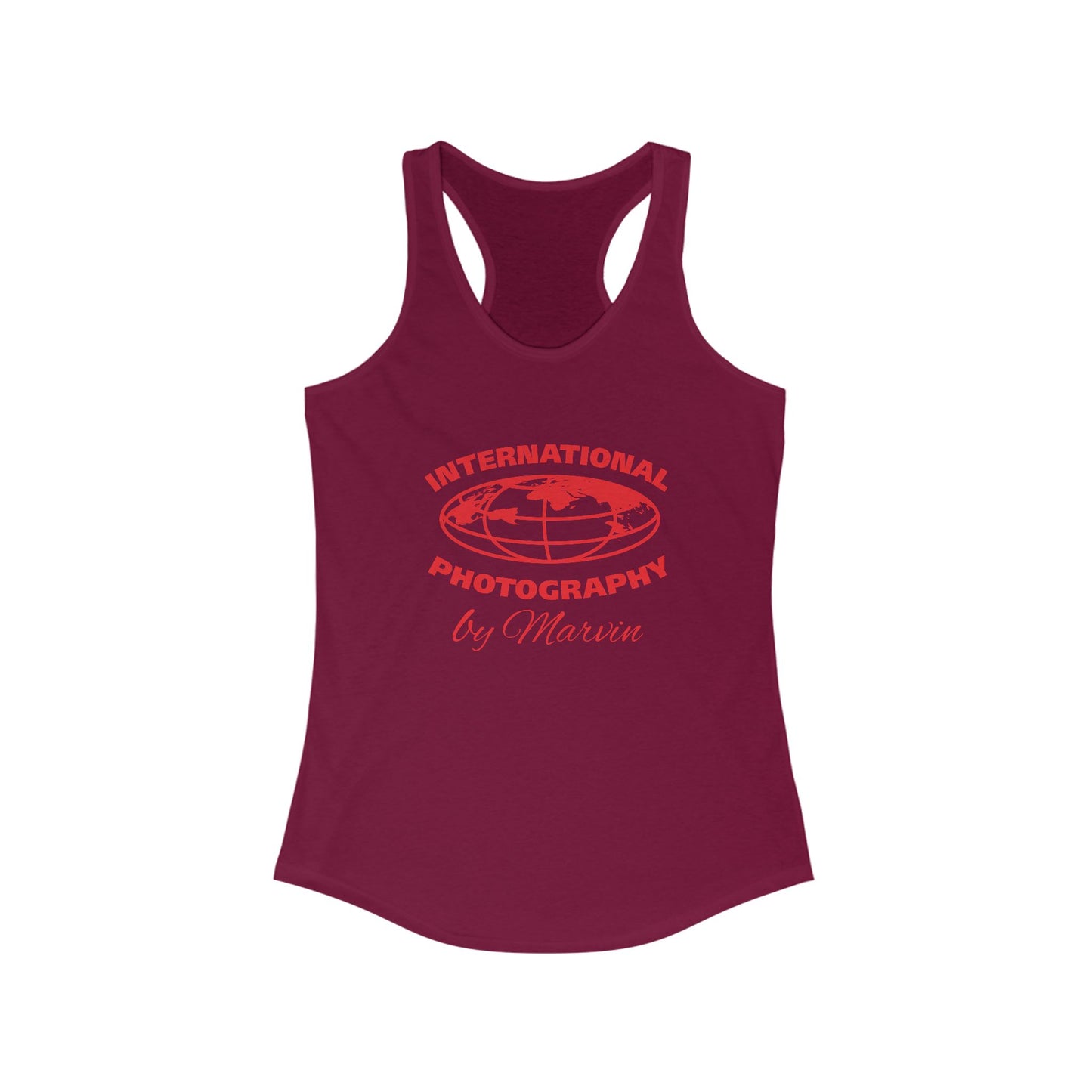 International Photography Women's Racerback Tank, Photography Gift, Summer Style, Travel Enthusiast Top, Vacation Wear