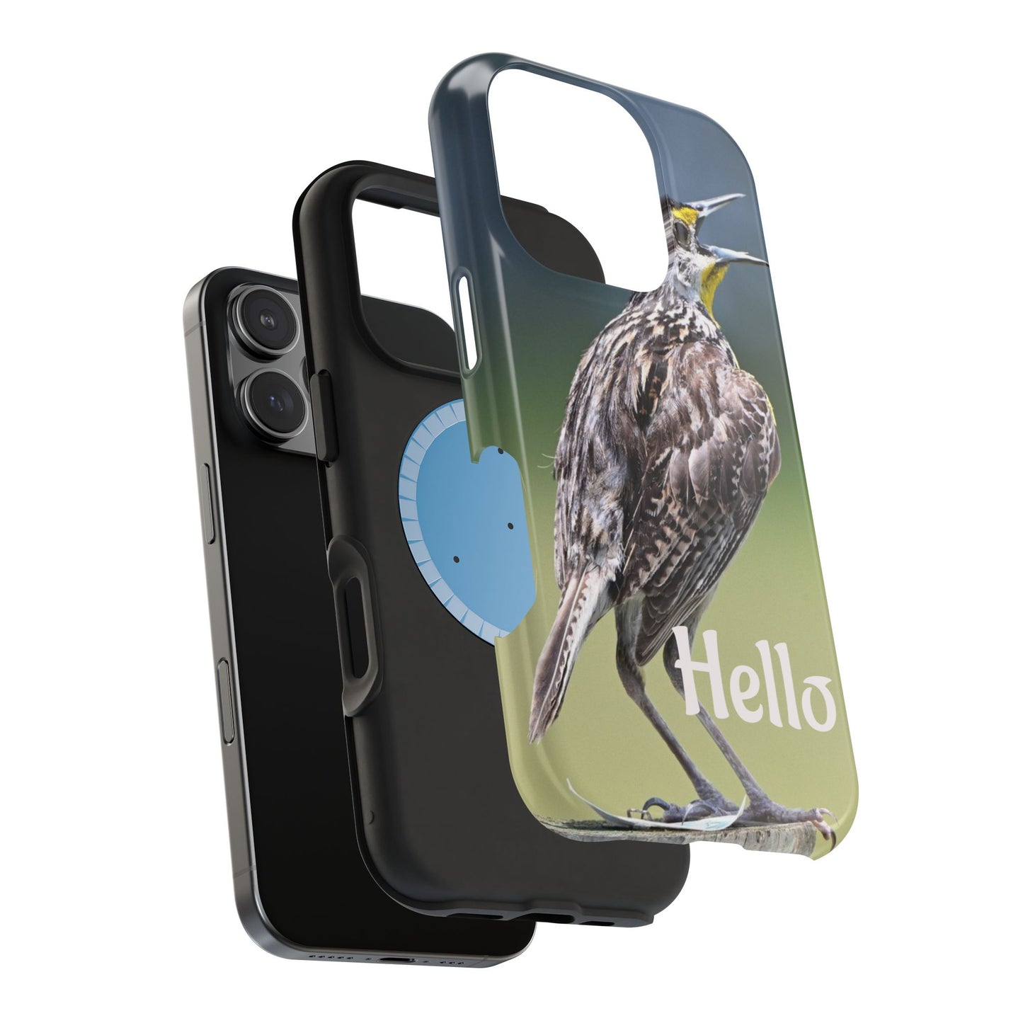 Bird-Themed Magnetic Tough Cases with 'Hello', Stylish Phone Protectors, Gifts for Nature Lovers, Birdwatching Accessories, Wildlife [...]