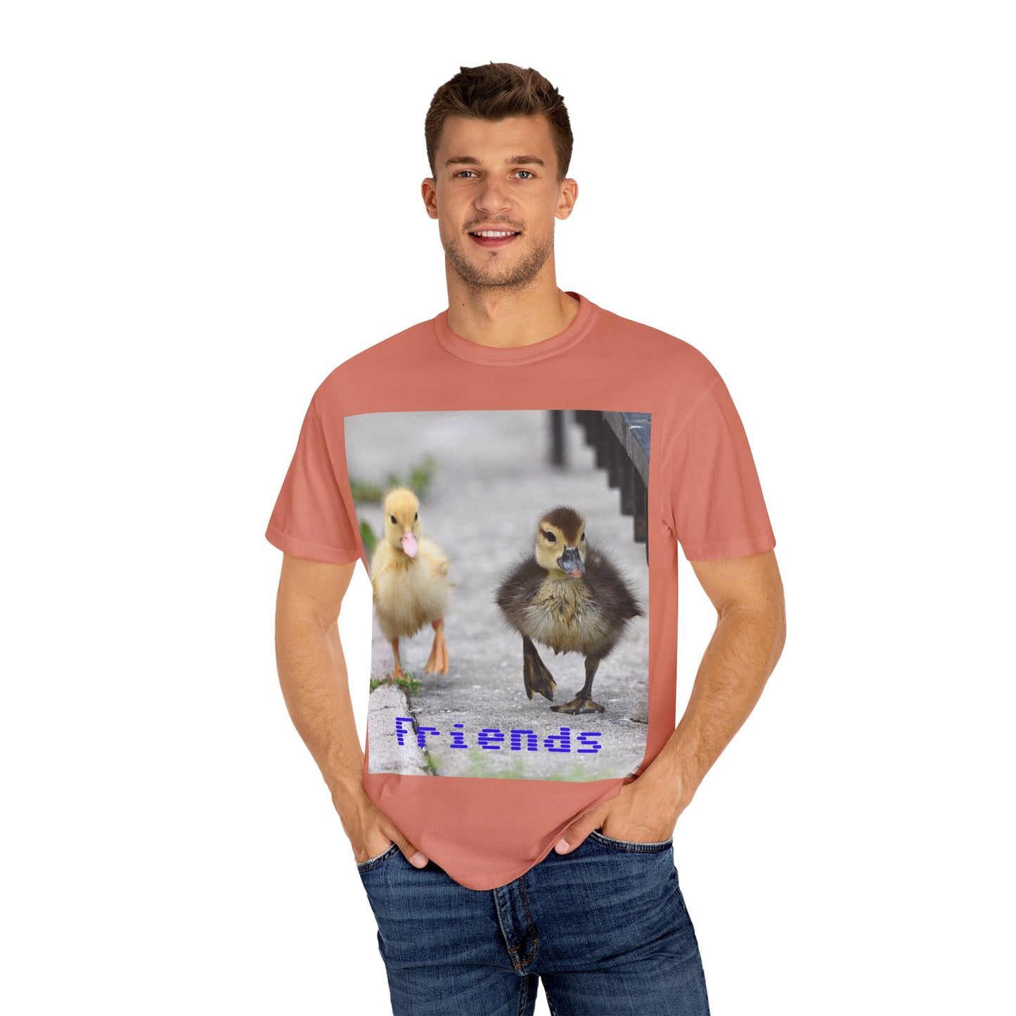Friends Graphic T-Shirt, Cute Animal Tee, Unisex Casual Wear, Gift for Animal Lovers, Friendship Day Apparel