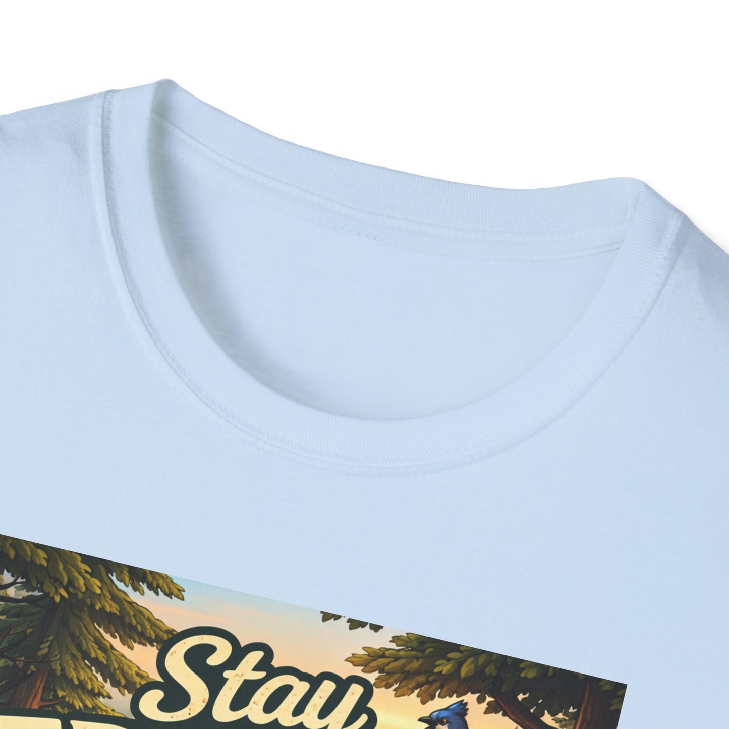Stay Trashy Raccoon T-Shirt — Funny Garbage Bandit Graphic Tee