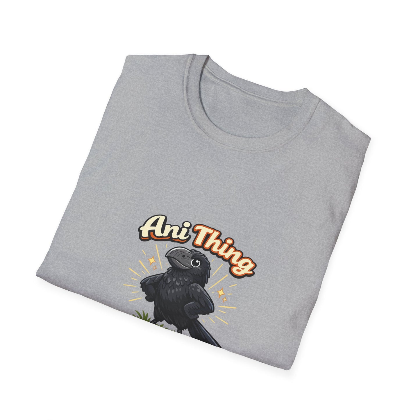 Crow Enthusiasm T-Shirt — "Any Thing Is Possible" Retro Graphic