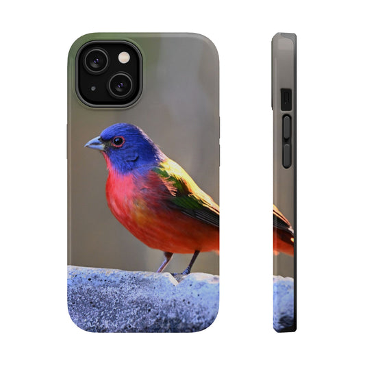 Colorful Bird Phone Case, Magnetic Tough Cases, Nature Lover Gift, Wildlife Phone Cover, Eco-Friendly Tech Accessories