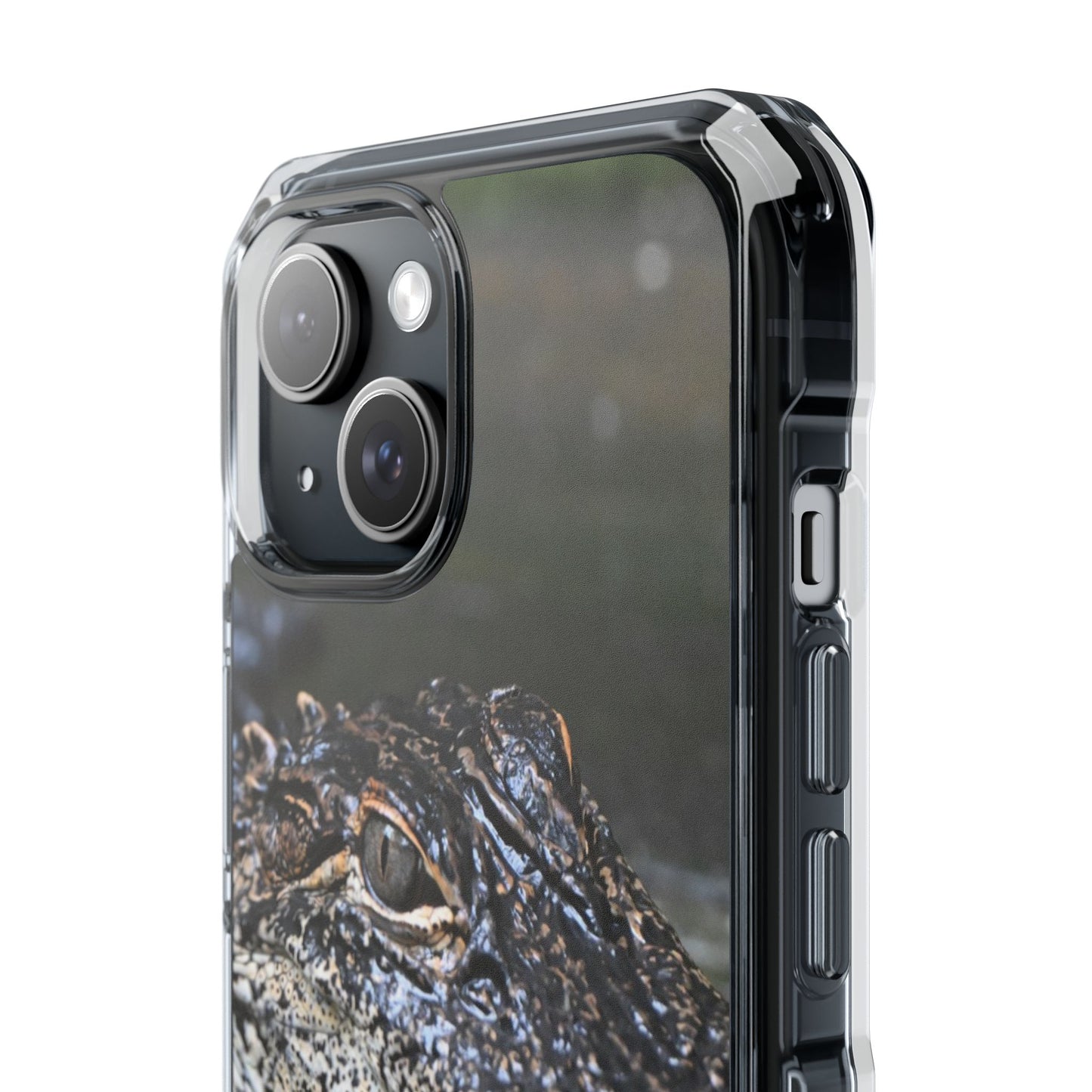 Clear Impact Phone Cases featuring Unique Wildlife Design, Alligator Art, Eco-Friendly Protection, Perfect Gift for Nature Lovers, [...]