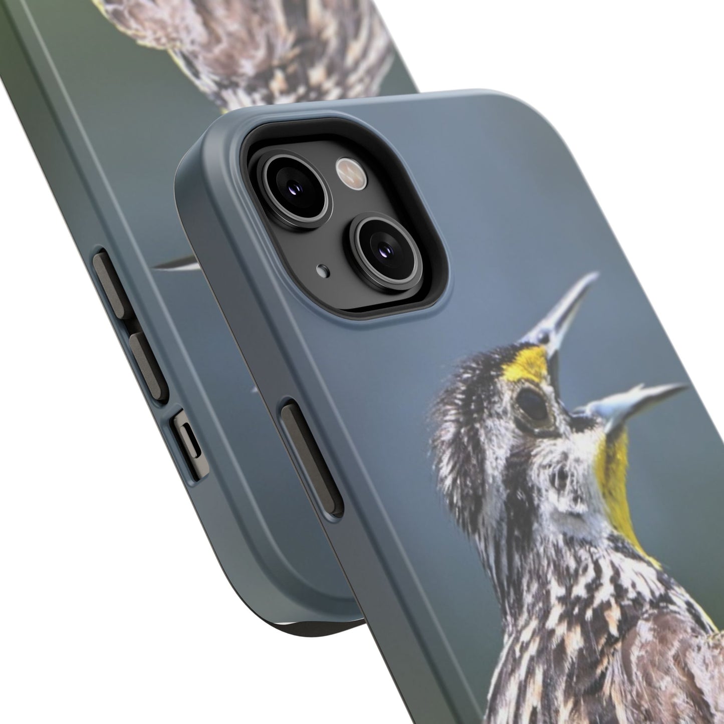 Western Meadowlark Photo Phone Case — Impact-Resistant Protective Cover
