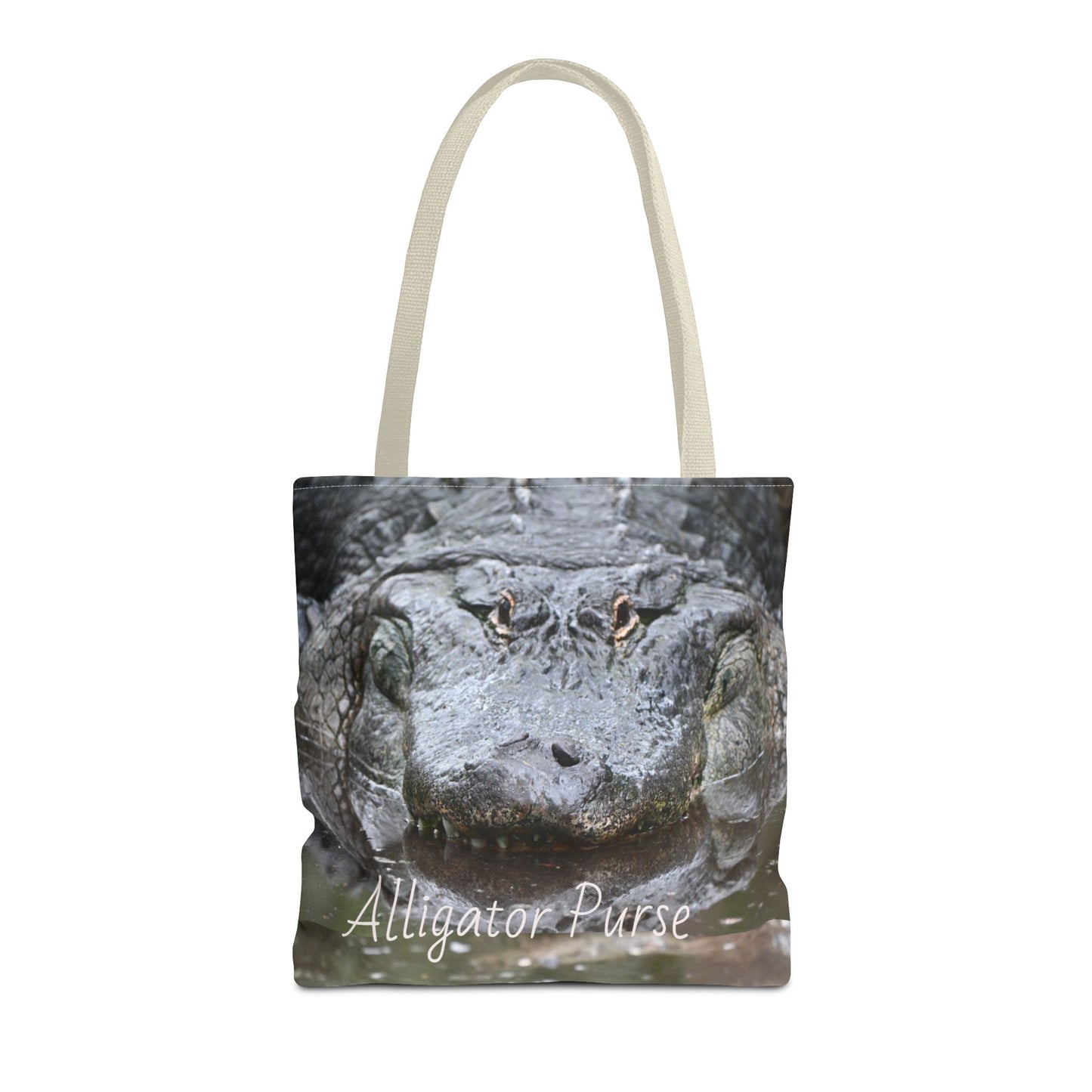 Alligator Print Tote Bag, Wildlife Lover Gift, Eco-Friendly Bag, Beach Tote, Animal Lovers' Accessory, Unique Alligator Purse