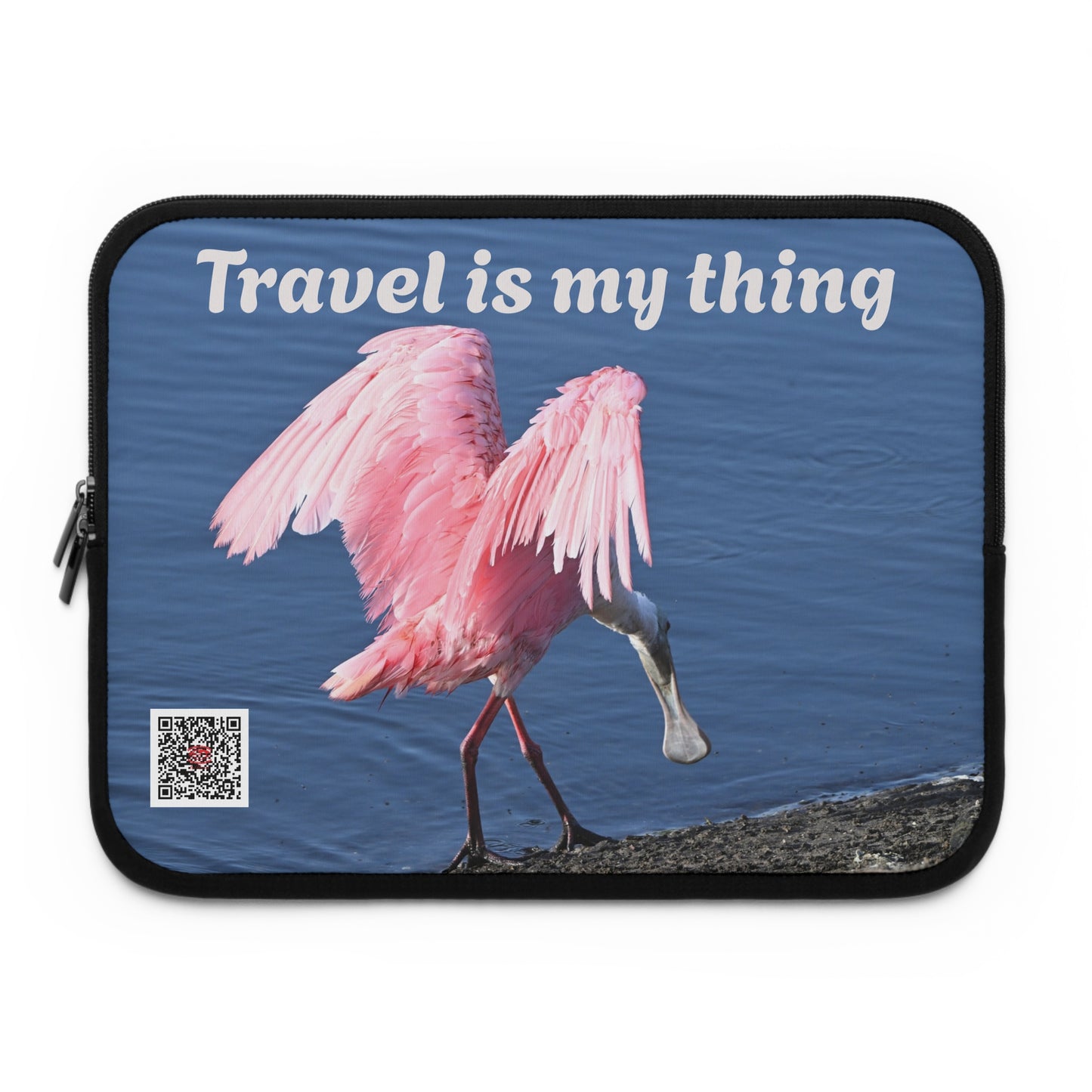 Travel-Inspired Laptop Sleeve - Perfect Gift for Travelers, Laptop Case, Tech Accessory, Unique Gift, Travel Enthusiast