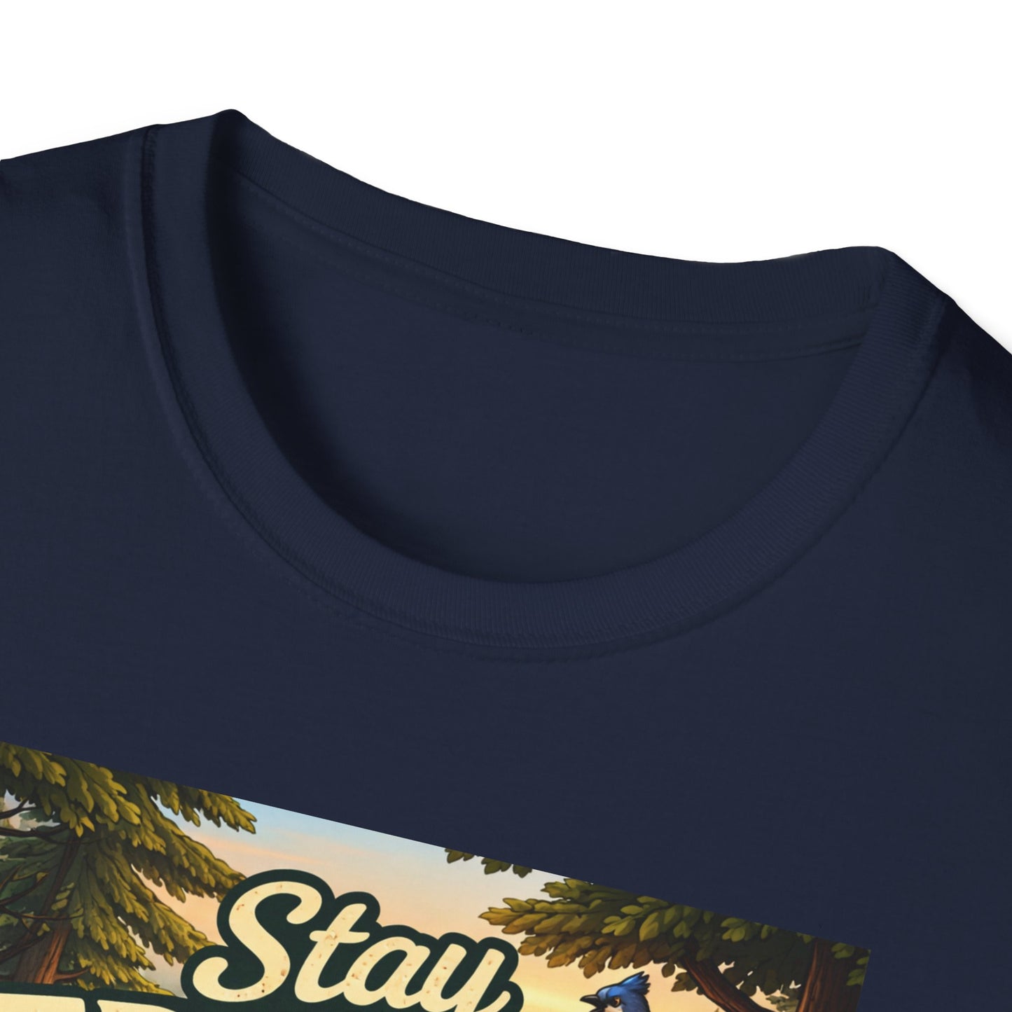 Stay Trashy Raccoon T-Shirt — Funny Garbage Bandit Graphic Tee