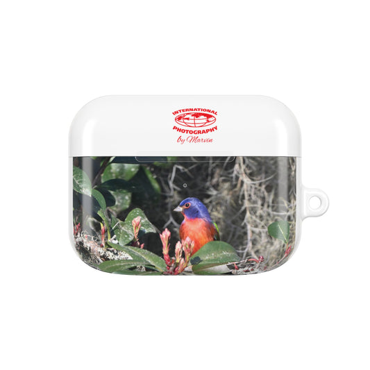 Nature-Inspired AirPod Cases, Colorful Bird Art, Eco-Friendly Charge Cover, Gift for Bird Lovers, Unique Tech Accessories