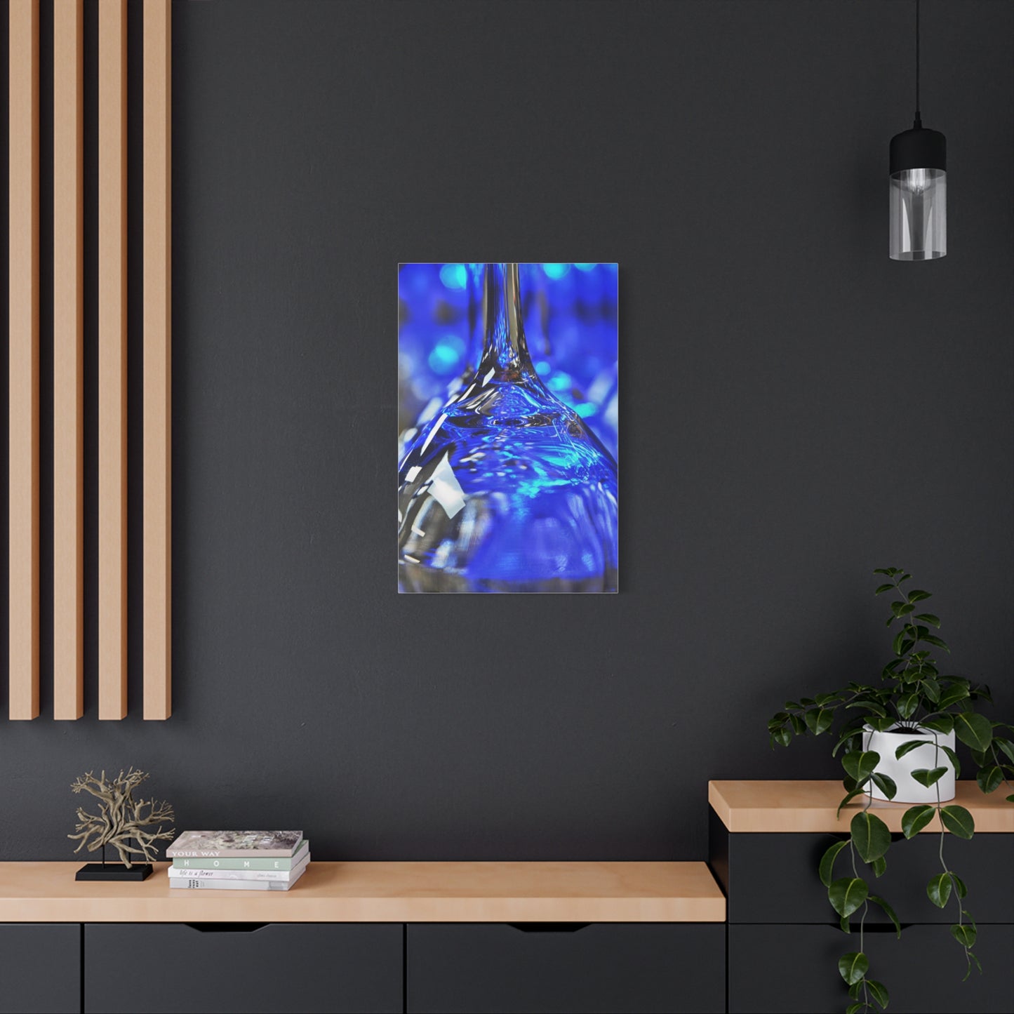 Blue Reflection Canvas Art Print