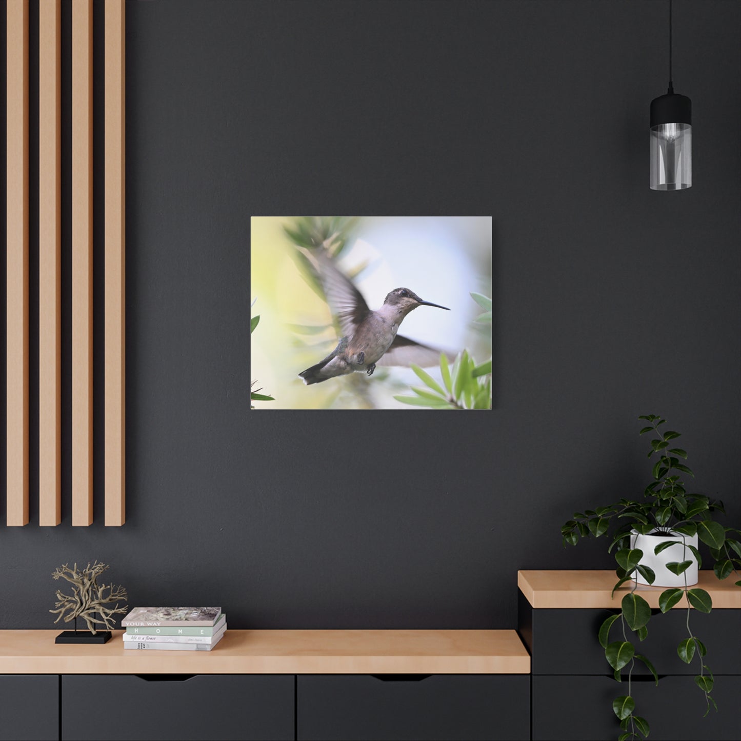 Hummingbird Canvas Wall Art — Matte Stretched 1.25"