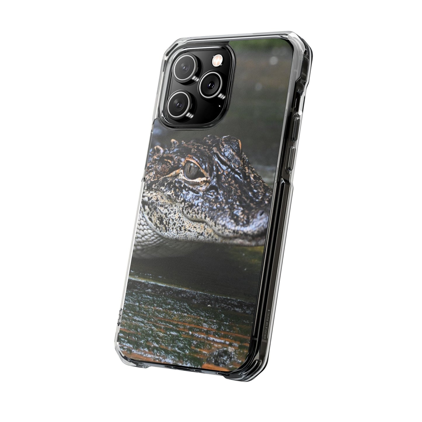 Clear Impact Phone Cases featuring Unique Wildlife Design, Alligator Art, Eco-Friendly Protection, Perfect Gift for Nature Lovers, [...]