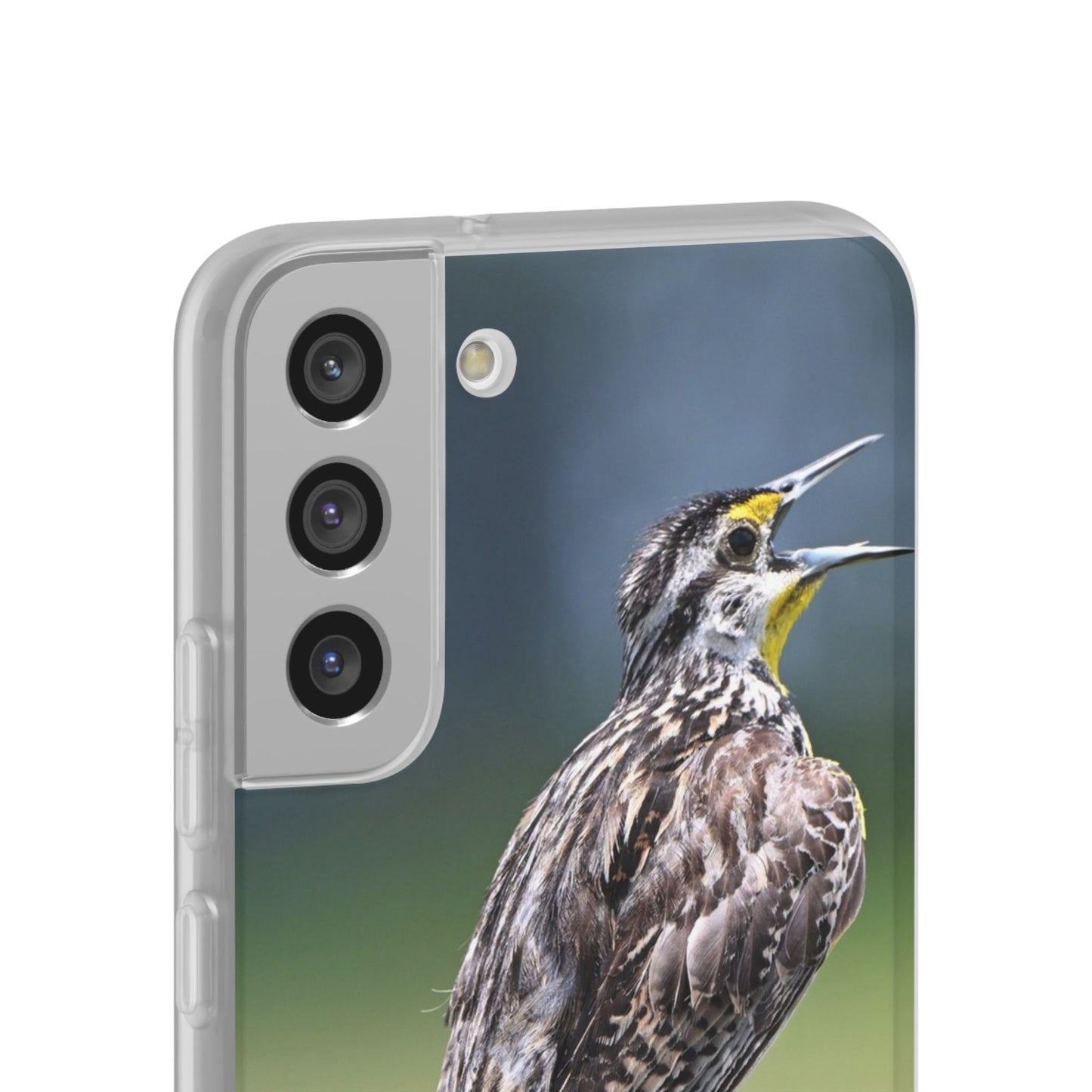 Singing Meadowlark Phone Case – Nature Bird Photo Flexi Case