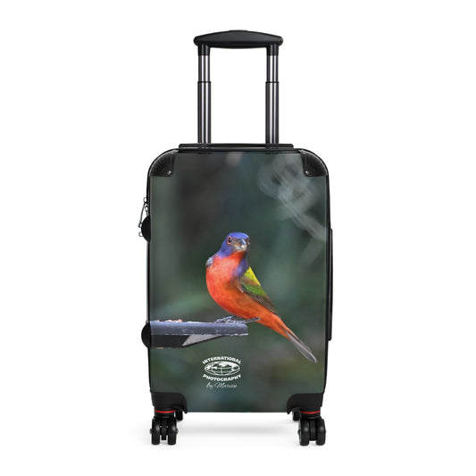 Vibrant Bird Print Suitcase - Travel Luggage for Nature Lovers, Adventure Gear, Stylish Carry-On, Gift for Travelers, Vacation Essentials