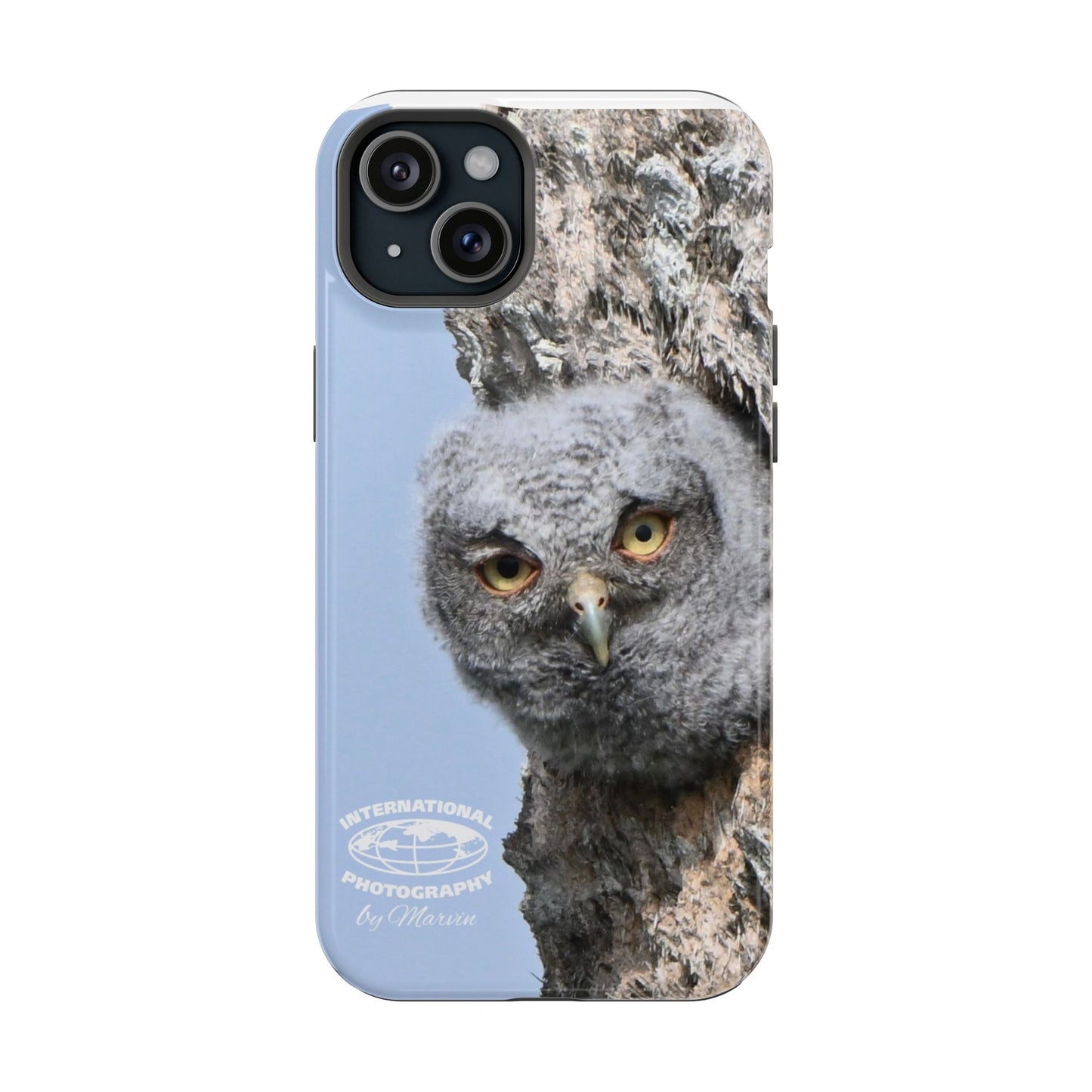 Owl Magnetic Tough Case, Wildlife Phone Case, Nature Lover Gift, Eco-Friendly Phone Cover, Customizable Phone Accessory