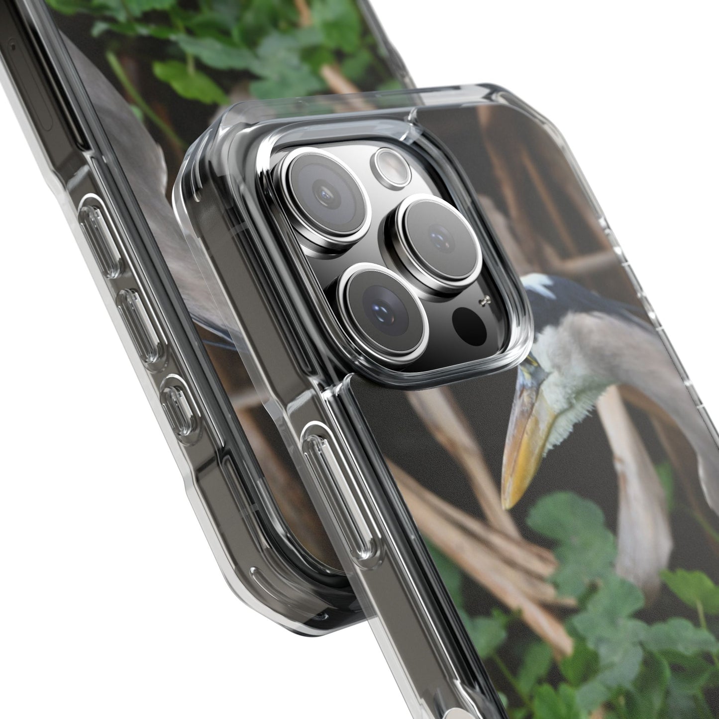 Great Blue Heron Phone Case with Clear Impact Design, Gift for Nature Lovers, Unique Phone Accessory, Protective Case, Bird Enthusiast Gift