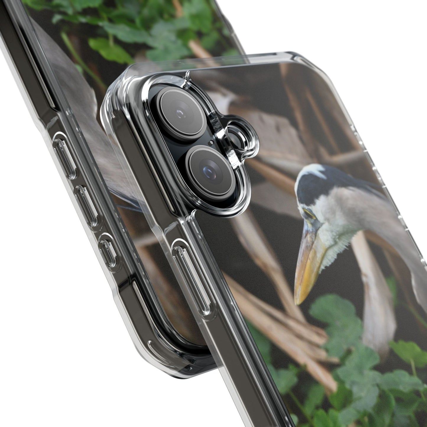 Great Blue Heron Phone Case with Clear Impact Design, Gift for Nature Lovers, Unique Phone Accessory, Protective Case, Bird Enthusiast Gift
