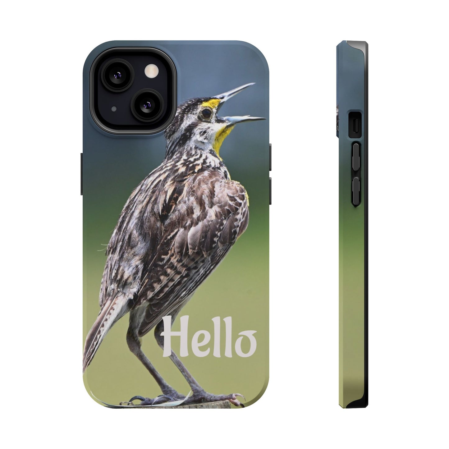 Bird-Themed Magnetic Tough Cases with 'Hello', Stylish Phone Protectors, Gifts for Nature Lovers, Birdwatching Accessories, Wildlife [...]