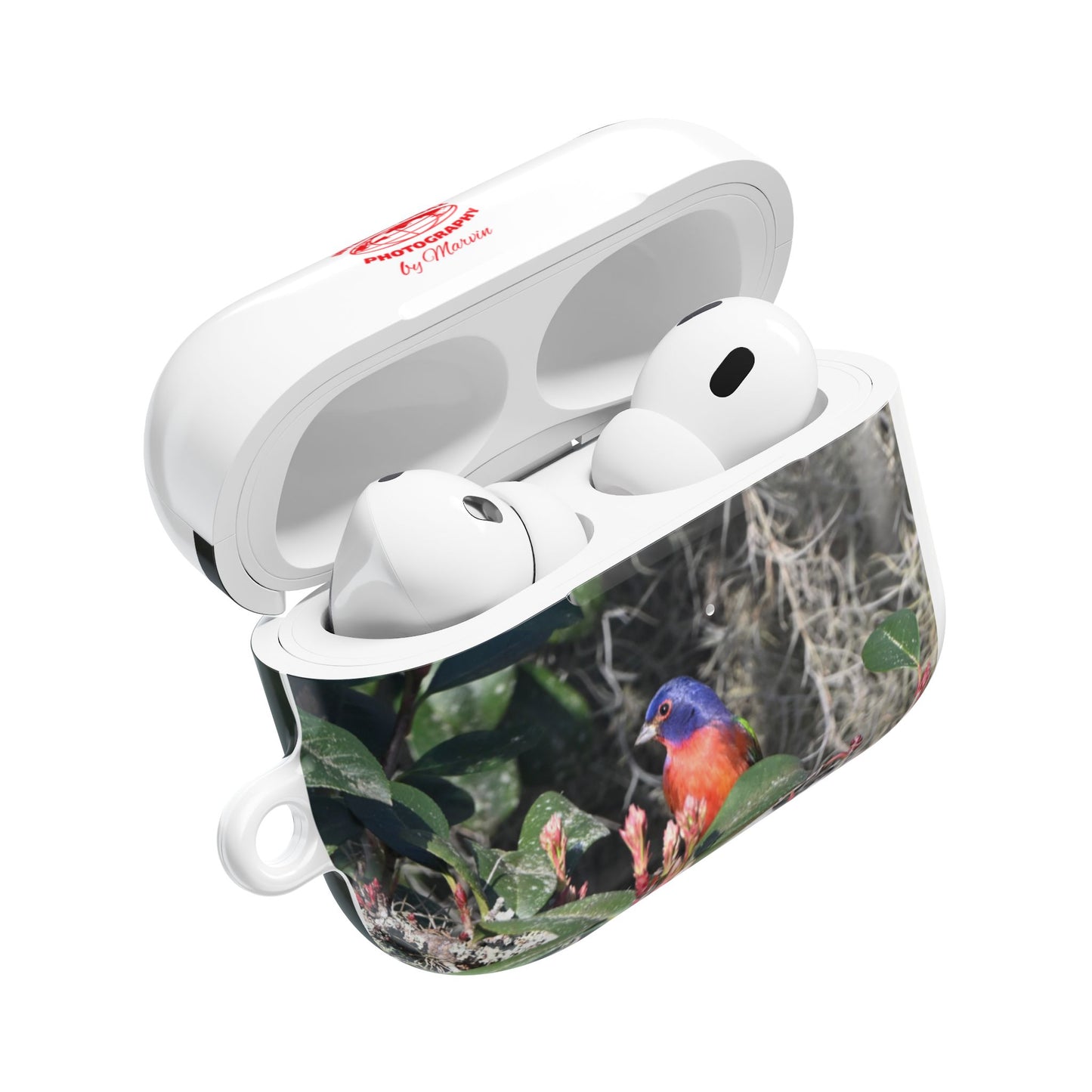 Nature-Inspired AirPod Cases, Colorful Bird Art, Eco-Friendly Charge Cover, Gift for Bird Lovers, Unique Tech Accessories