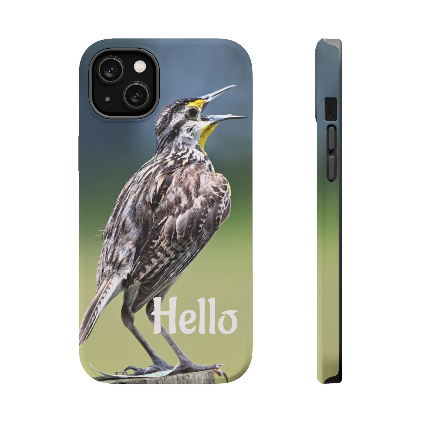 Bird-Themed Magnetic Tough Cases with 'Hello', Stylish Phone Protectors, Gifts for Nature Lovers, Birdwatching Accessories, Wildlife [...]