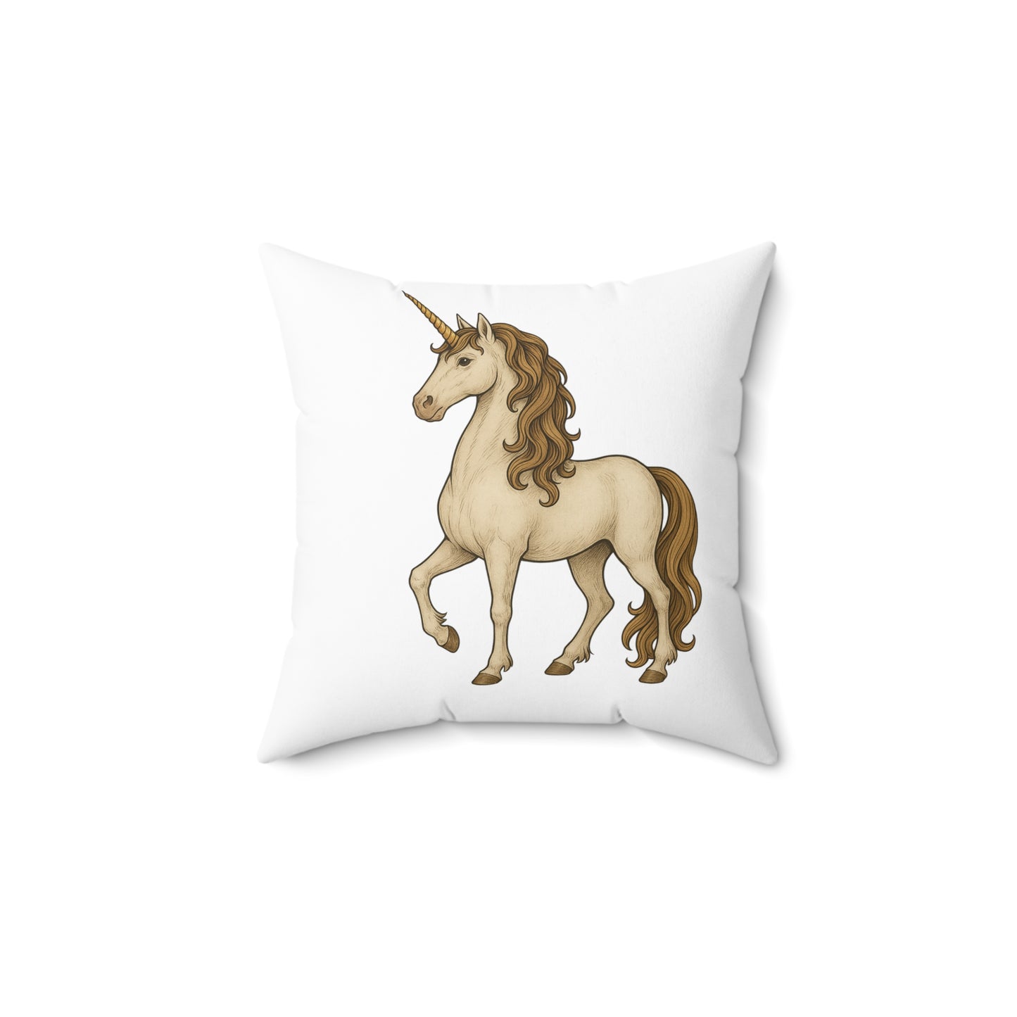 Unicorn Decorative Pillow, Fantasy Home Decor, Kids Room Accent, Magical Gift, Unicorn Lover Cushion, Cozy Sitting Pillow